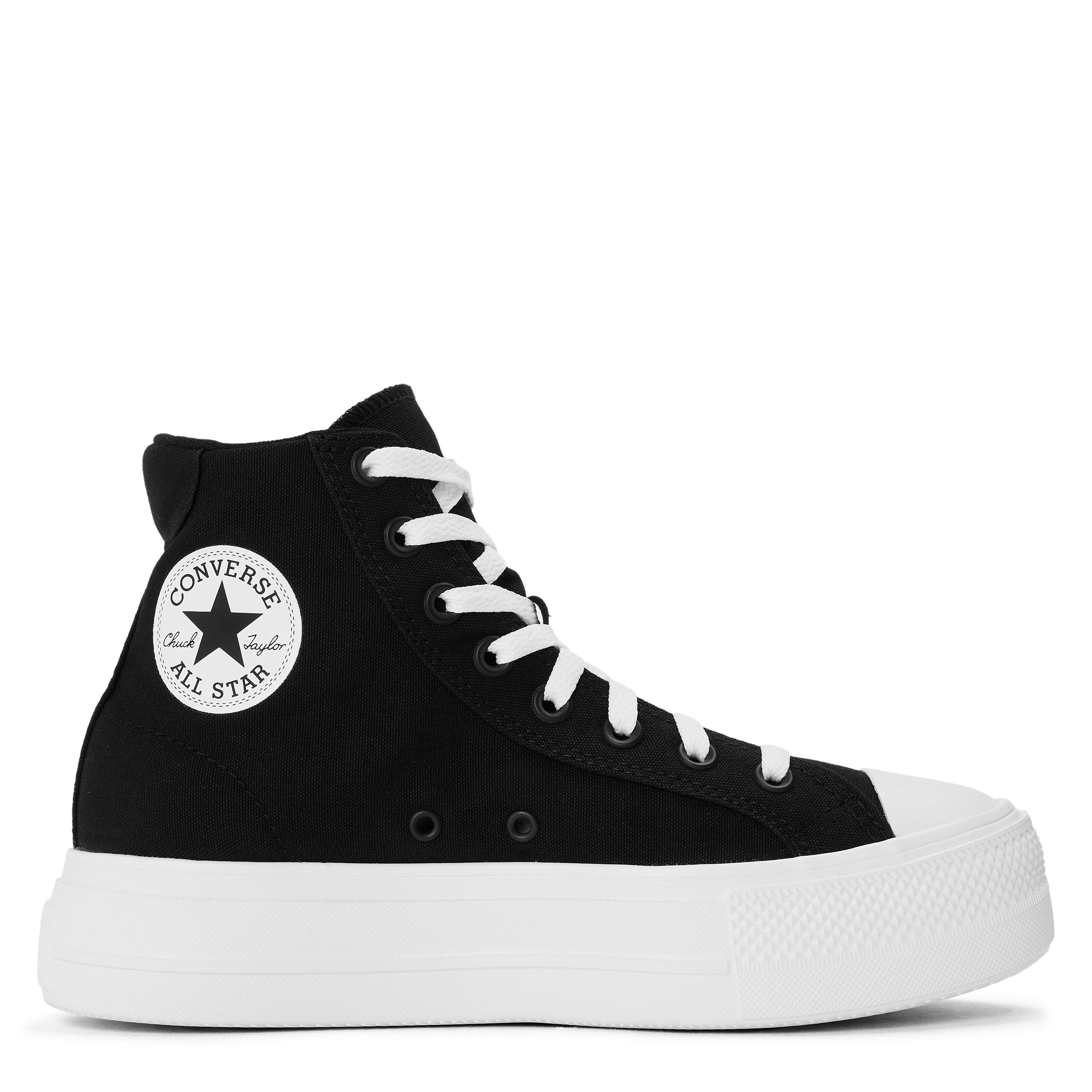 Converse Women's Day One Pit Canvas High-Top Trainers - Black/White - 6 (40)