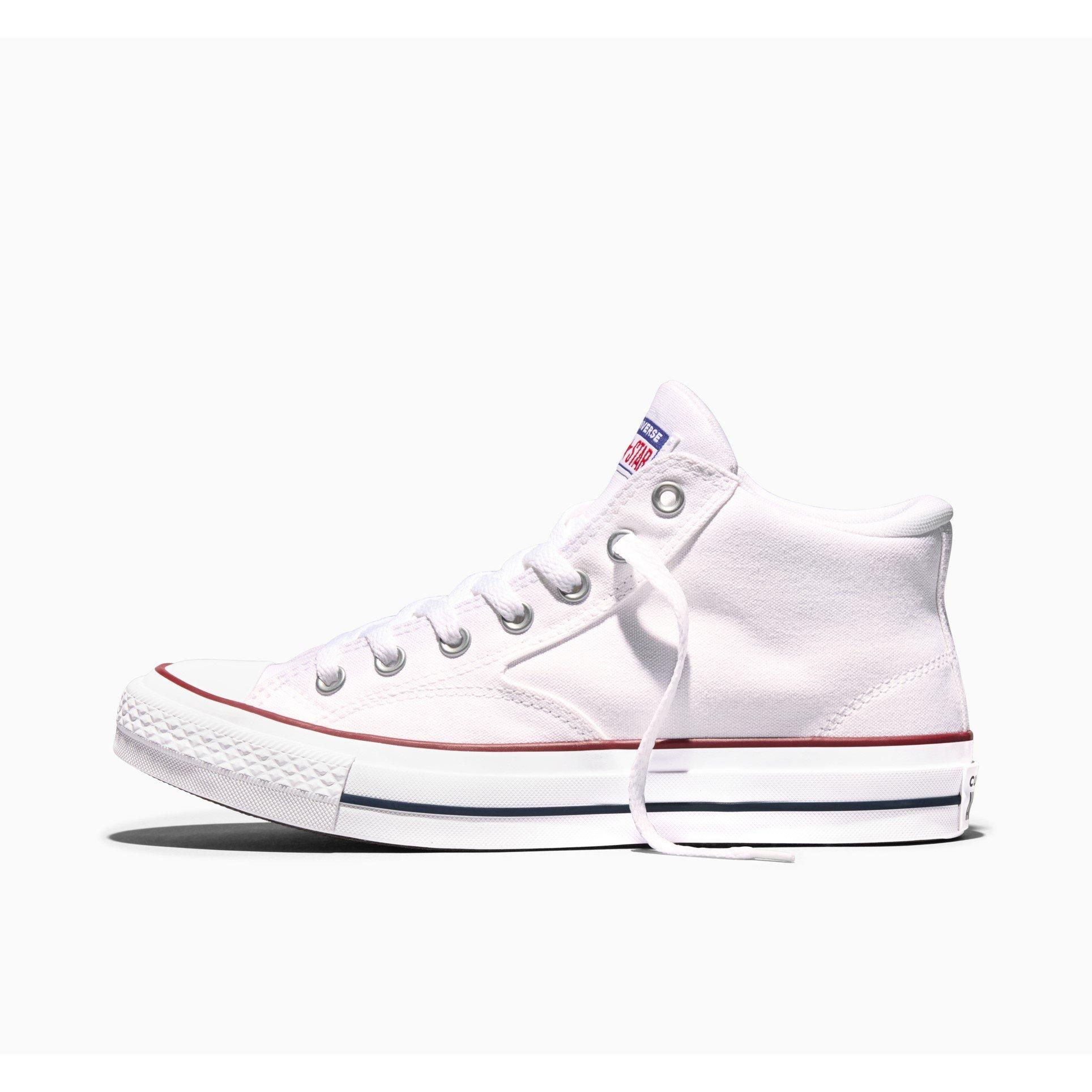 White/Red - Converse - Women's Canvas High-Top Trainers - 2