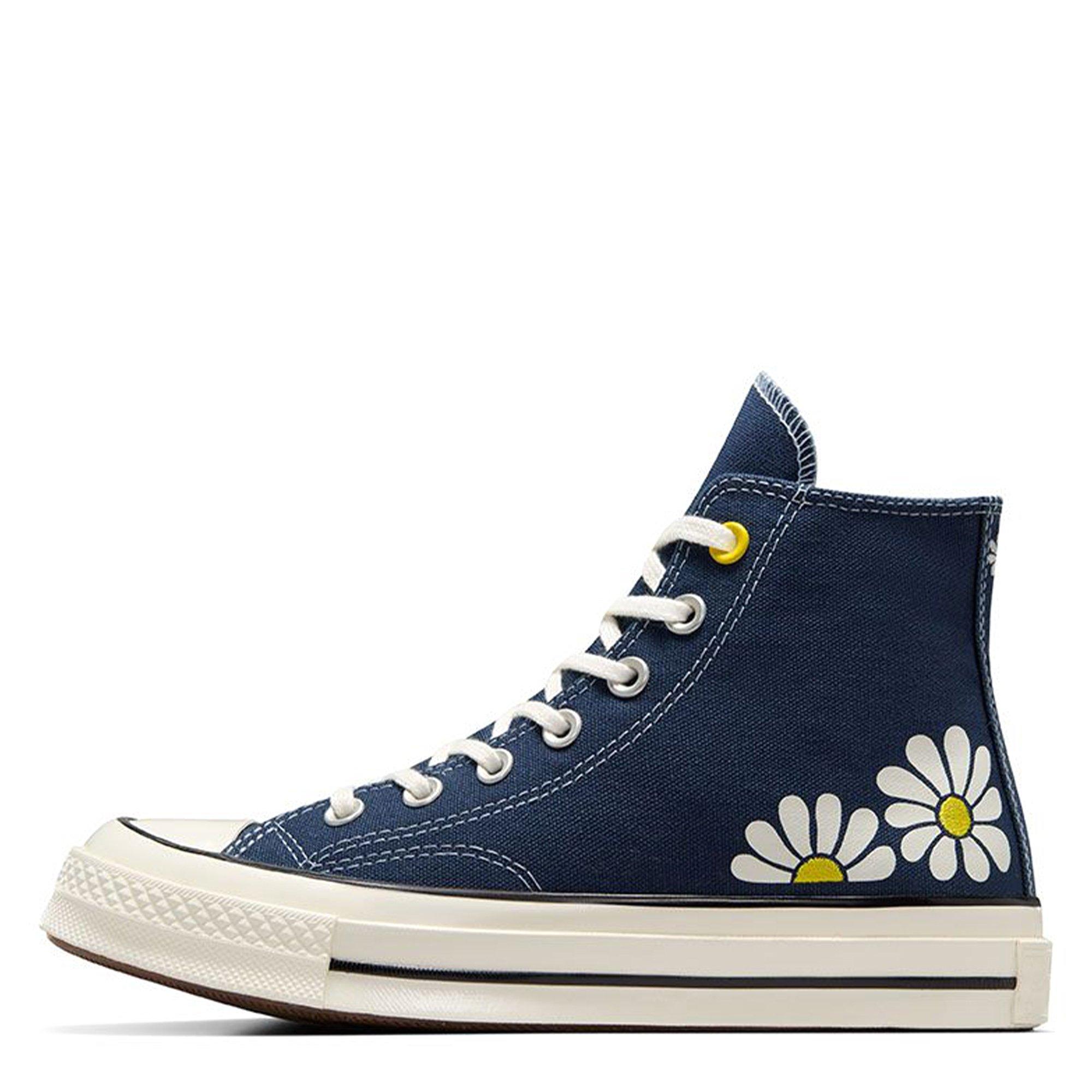 Navy - Converse - Converse Chuck 70 Floral High Top - 2