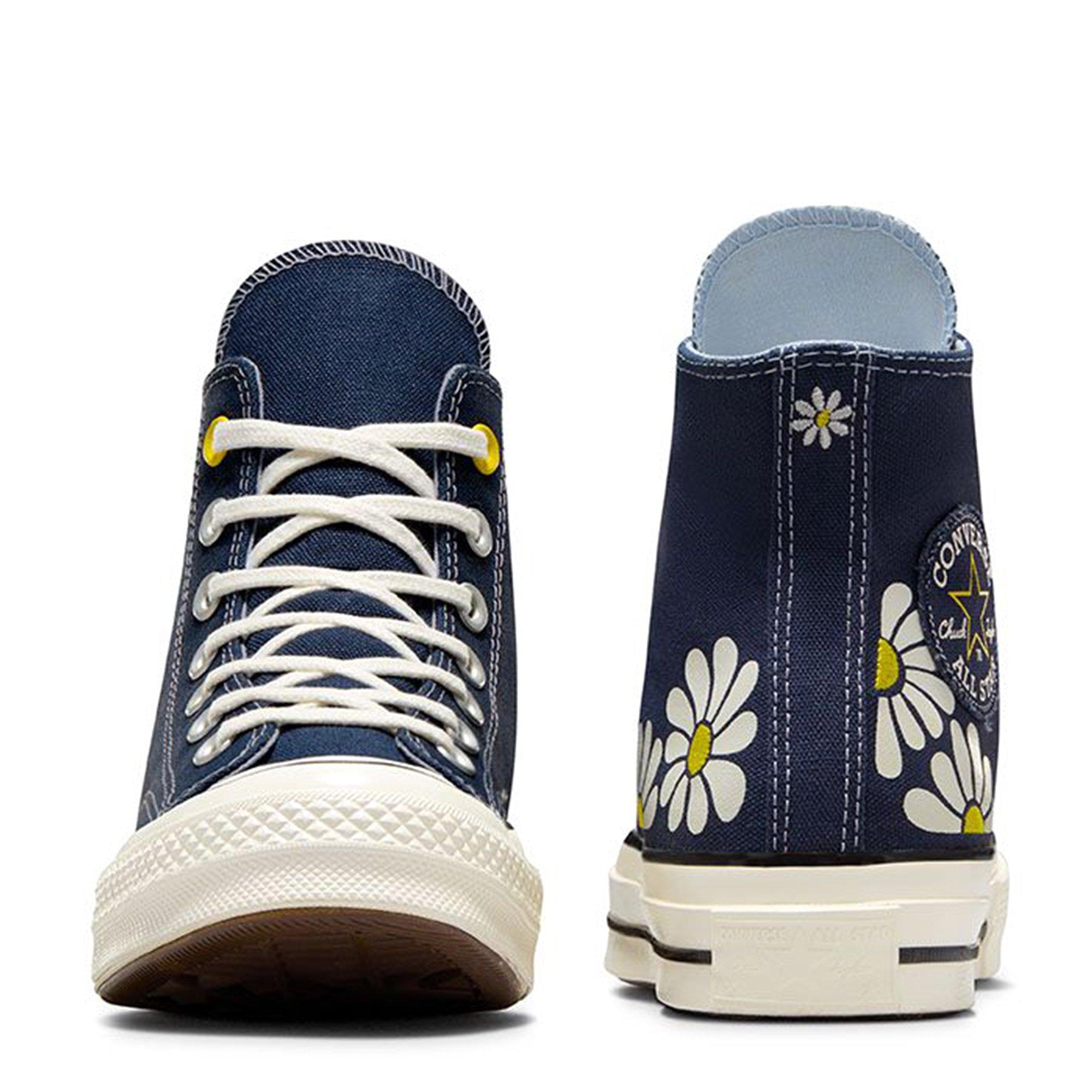 Navy - Converse - Converse Chuck 70 Floral High Top - 3