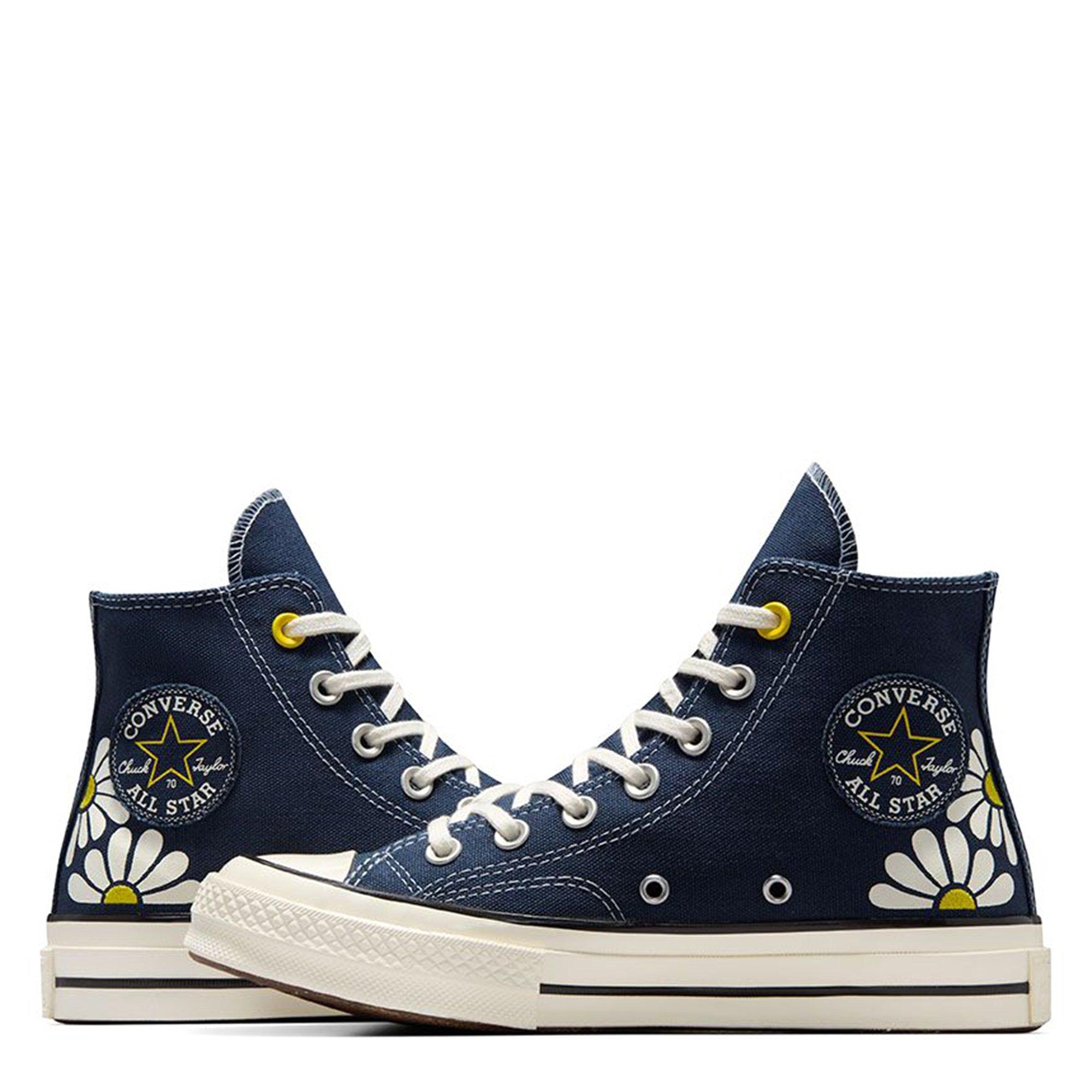 Navy - Converse - Converse Chuck 70 Floral High Top - 6