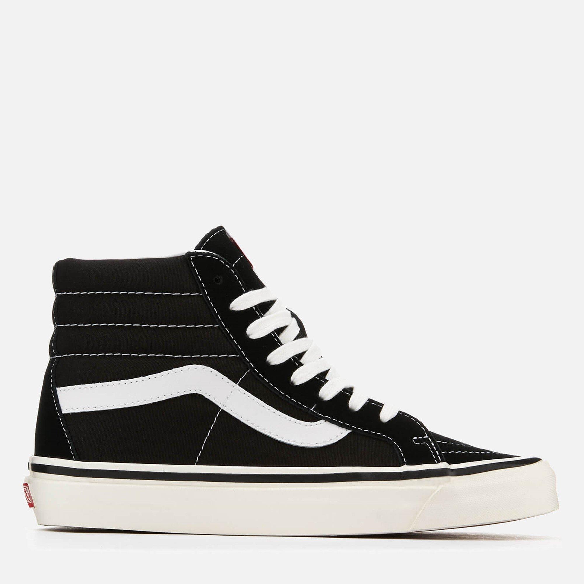Black - Vans - Women's Canvas High-Top Trainers - 1