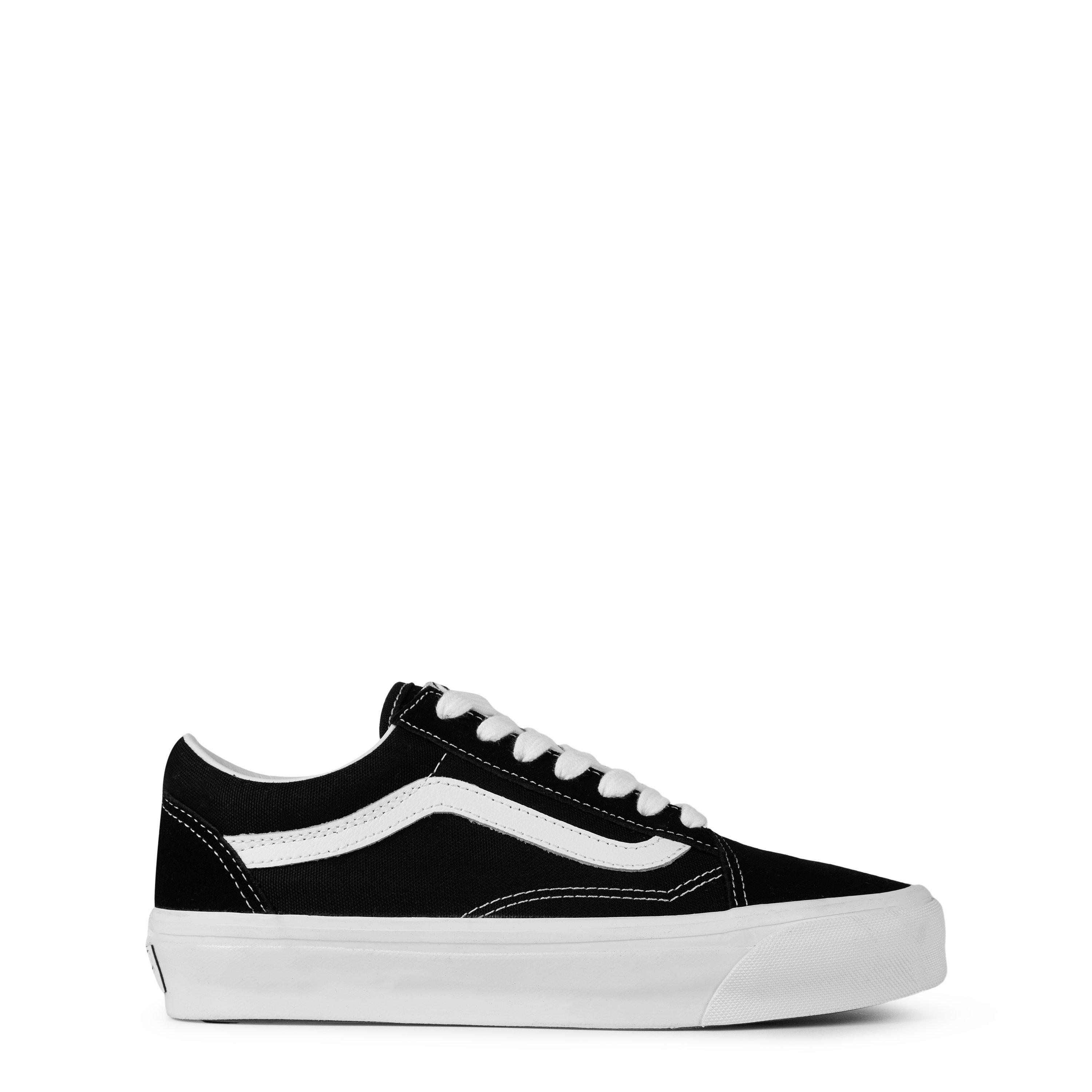 Black White - Vans - Old Skool Checkerboard Trainers - 1