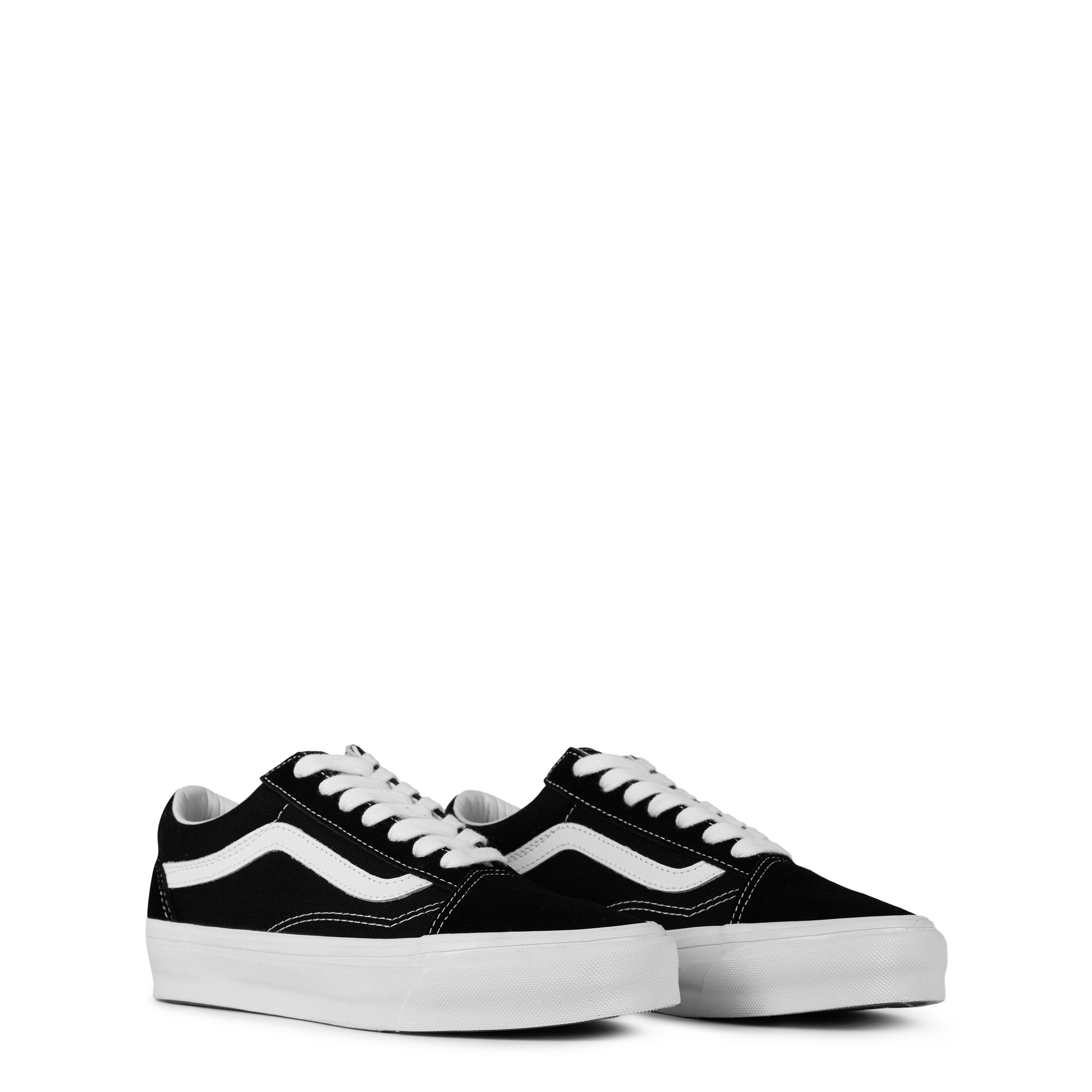 Black White - Vans - Old Skool Checkerboard Trainers - 4