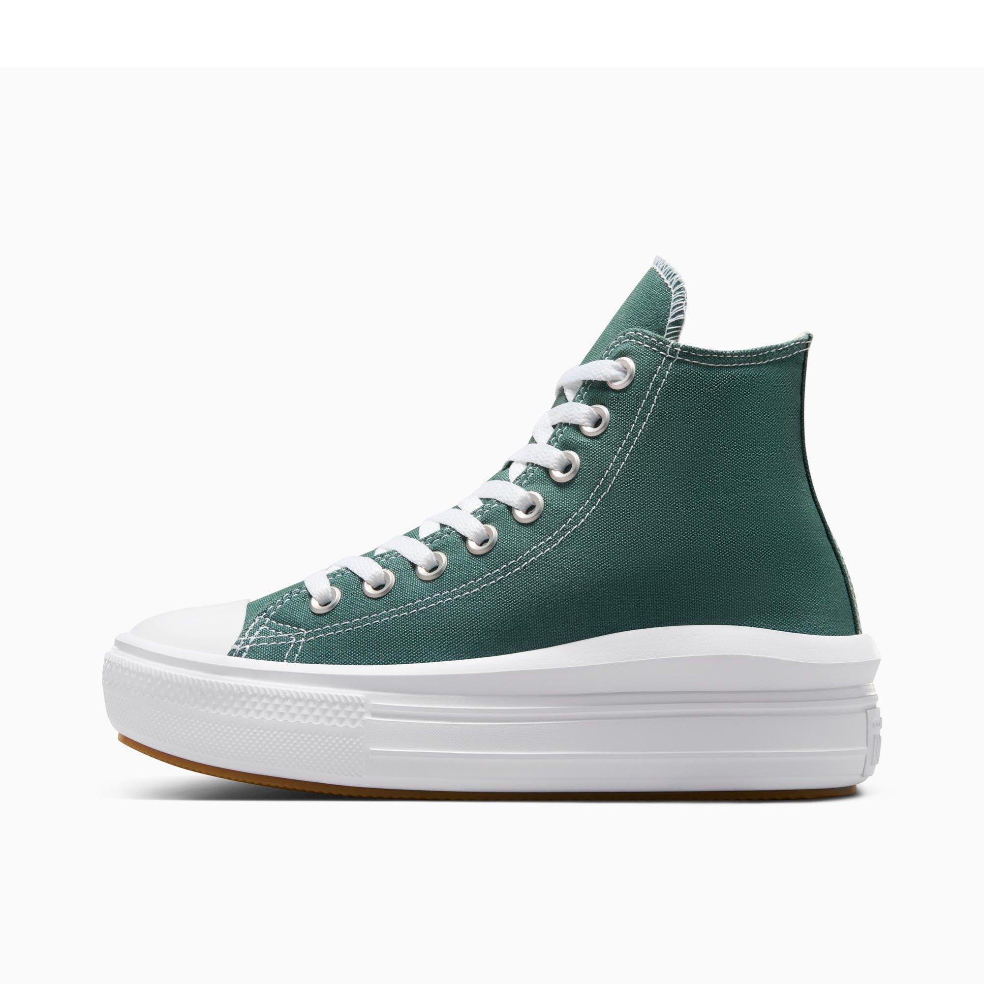 384-True Natu - Converse - Women's Chuck Taylor All Star Mov Canvas High-Top Trainers - 2
