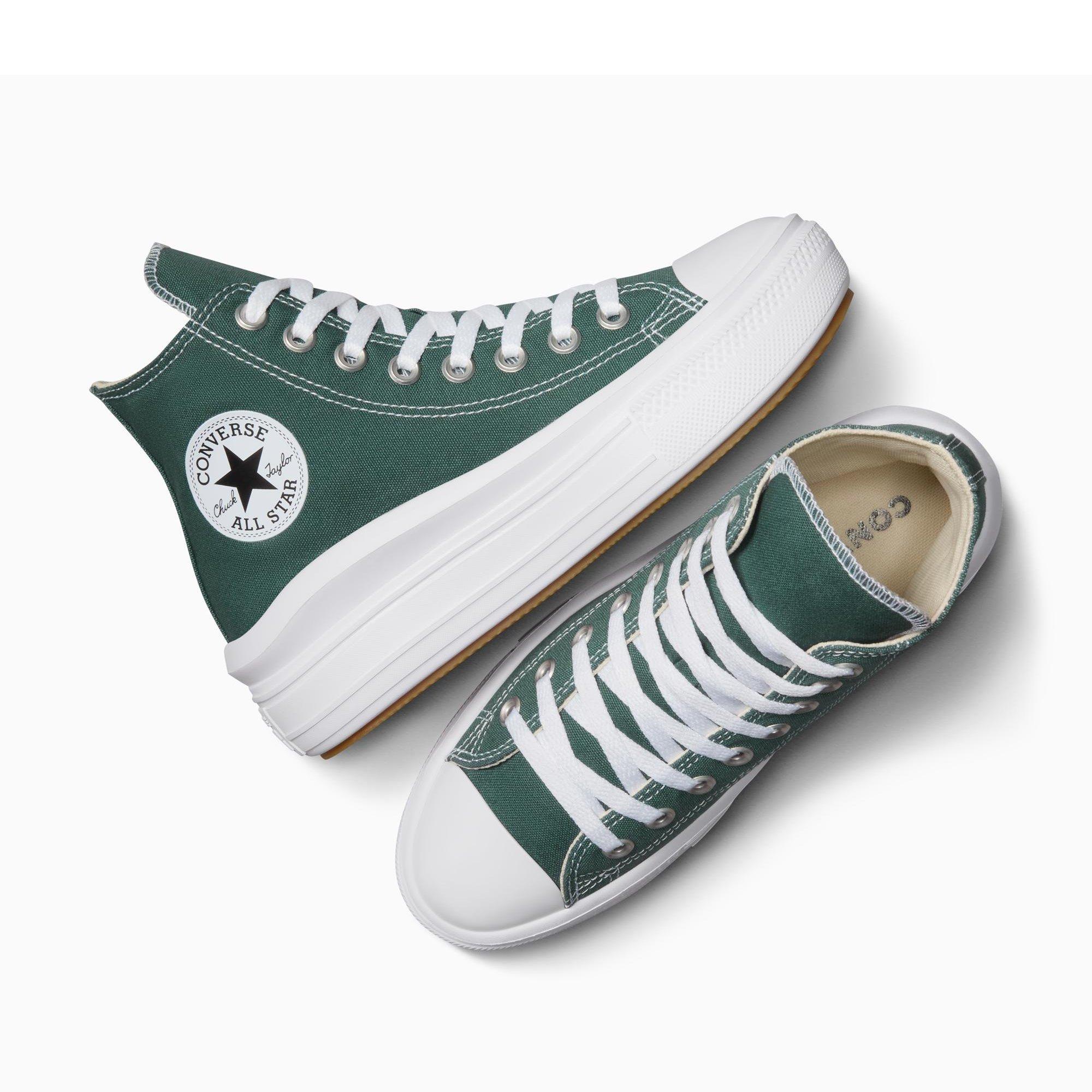 384-True Natu - Converse - Women's Chuck Taylor All Star Mov Canvas High-Top Trainers - 5