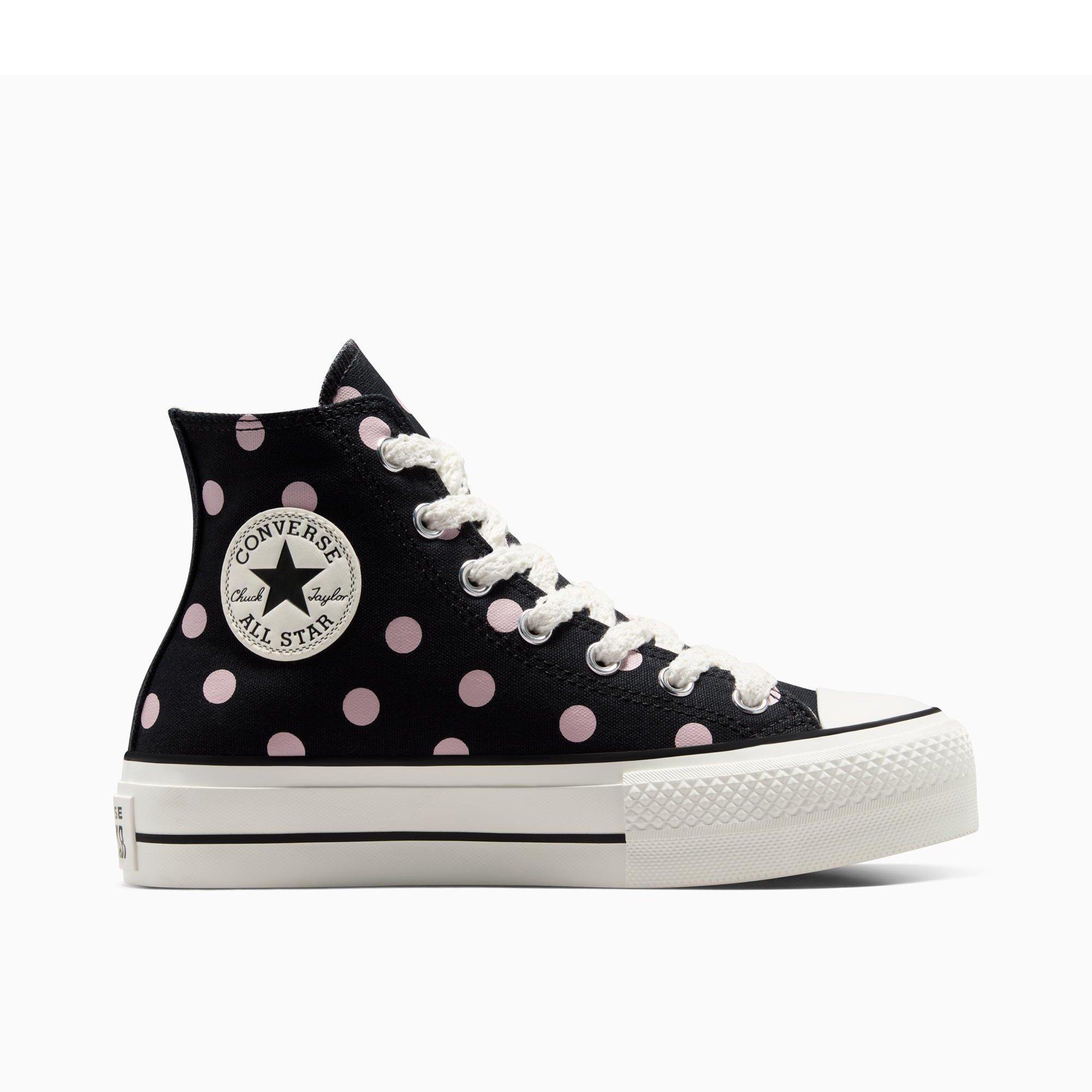001-Black/Sum - Converse - Women's Chuck Taylor All Star Lif Canvas High-Top Trainers - 1