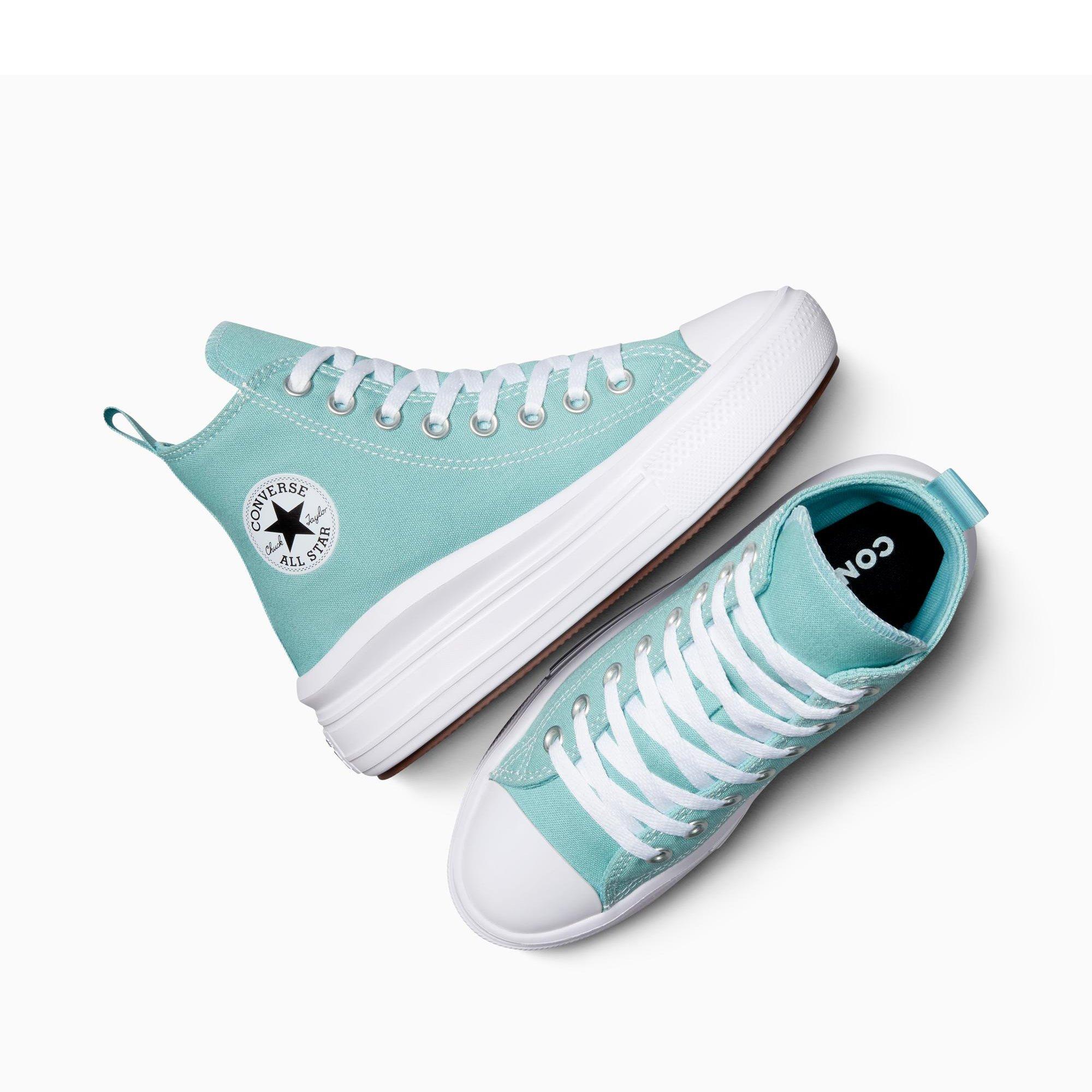 001-Black/Sum - Converse - Women's Chuck Taylor All Star Lif Canvas High-Top Trainers - 5