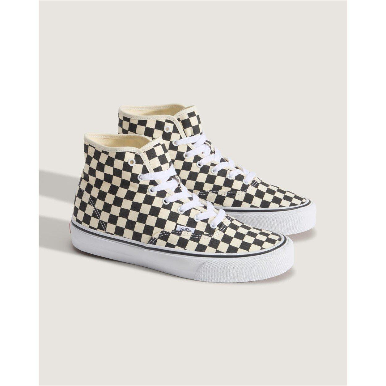 Checkerboard - Vans - Vans Authentic Hi Womens - 4
