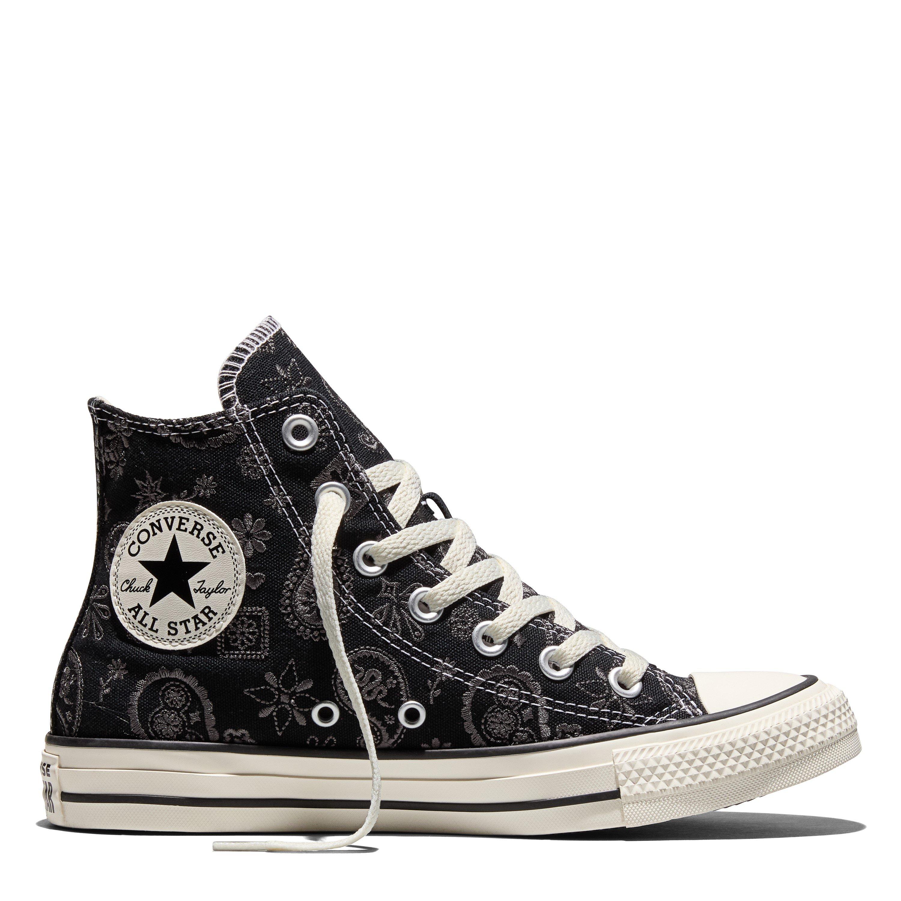 Black/Ivory - Converse - Women's Chuck Taylor All Star Canvas High-Top Trainers - 1