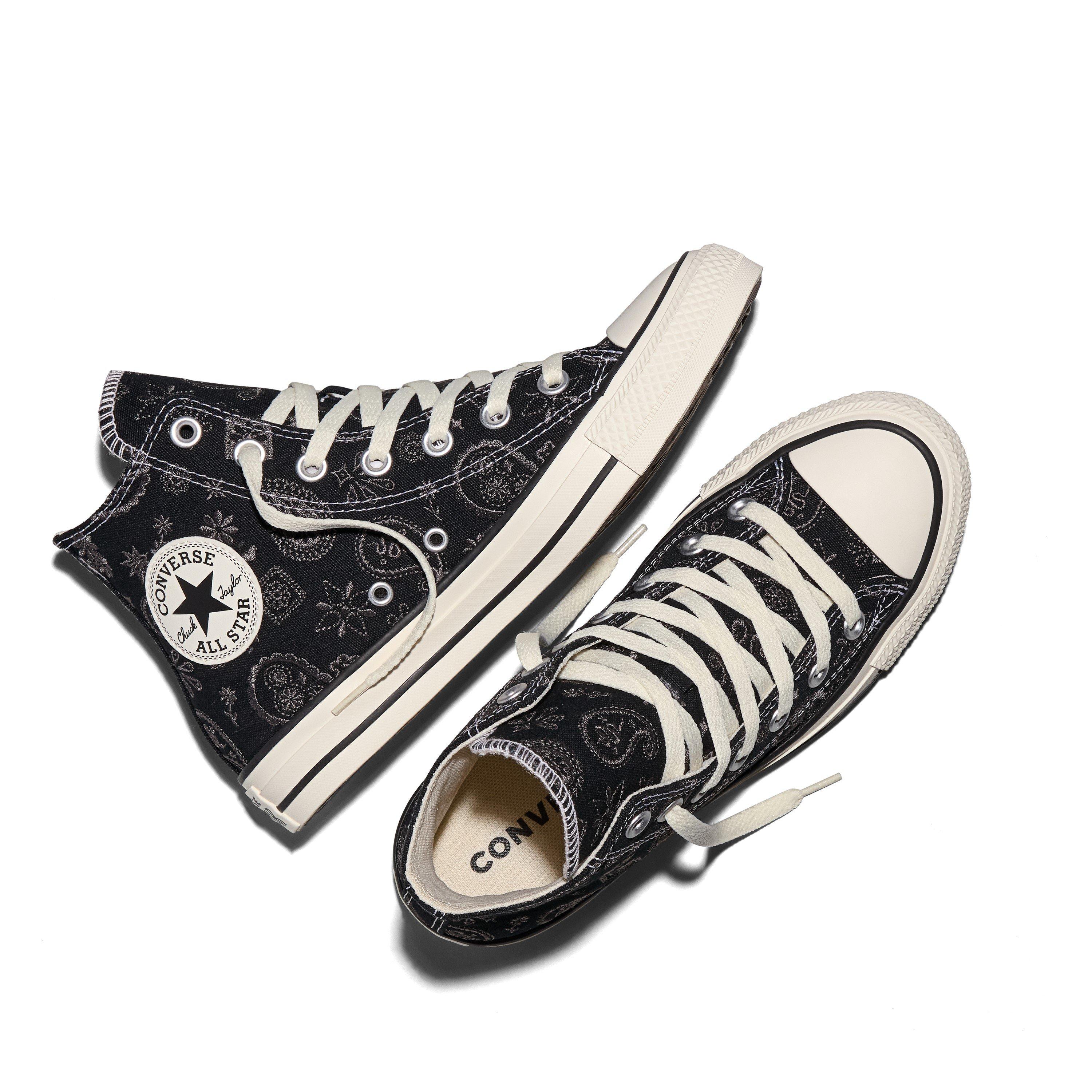 Black/Ivory - Converse - Women's Chuck Taylor All Star Canvas High-Top Trainers - 3