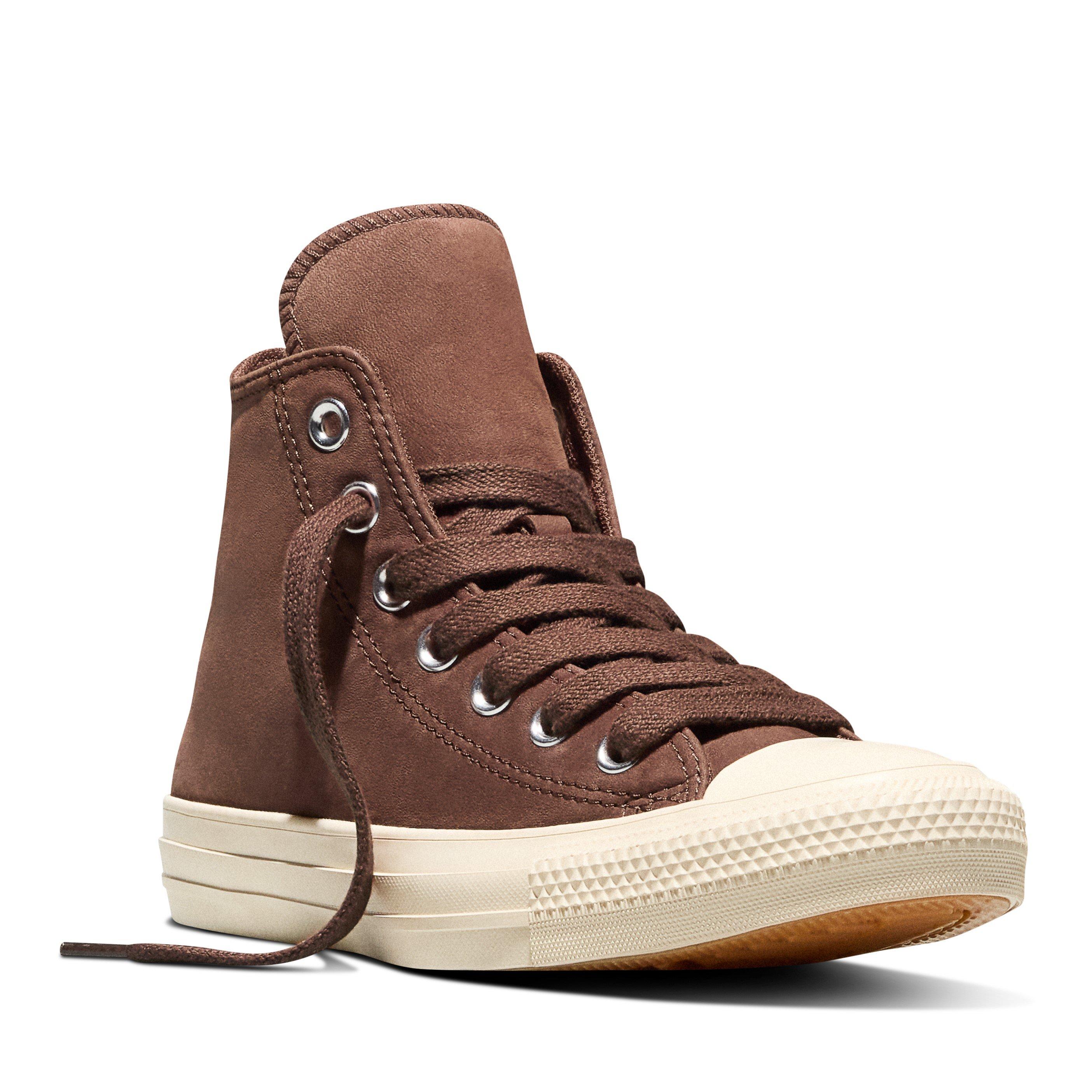 Brown/Ivory - Converse - Women's Chuck Taylor All Star Cotton Canvas High-Top Trainers - 4