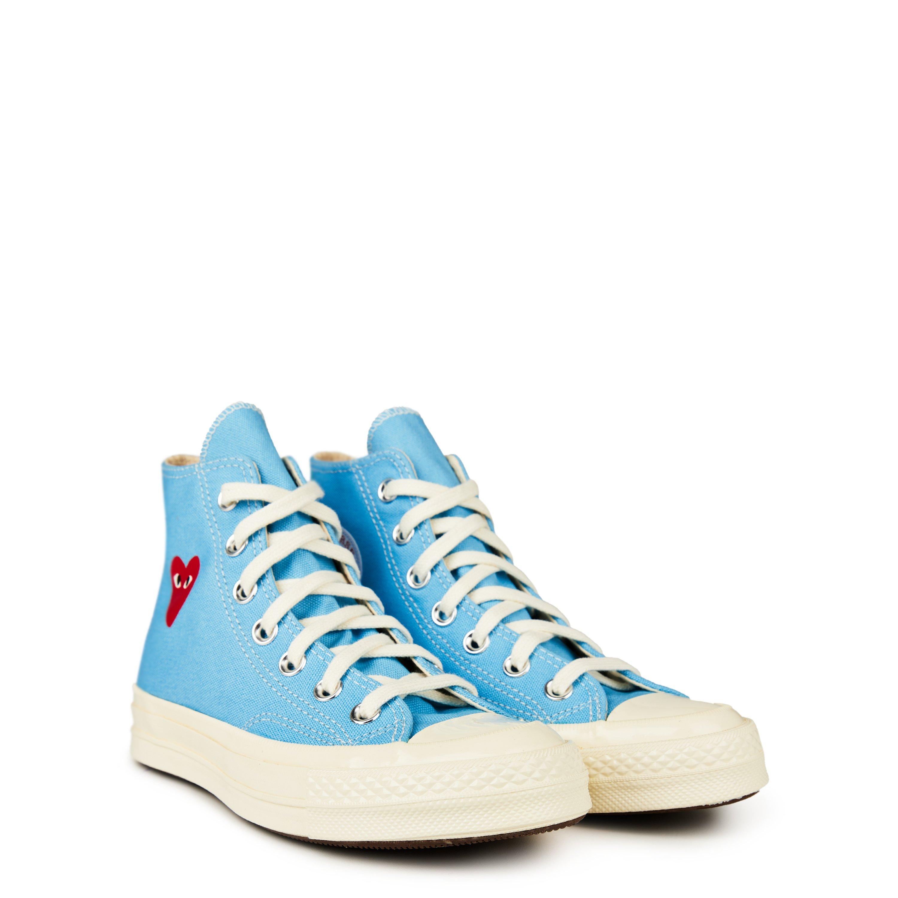 Blue - Comme des Garcons PLAY - Small Heart High Top - 3