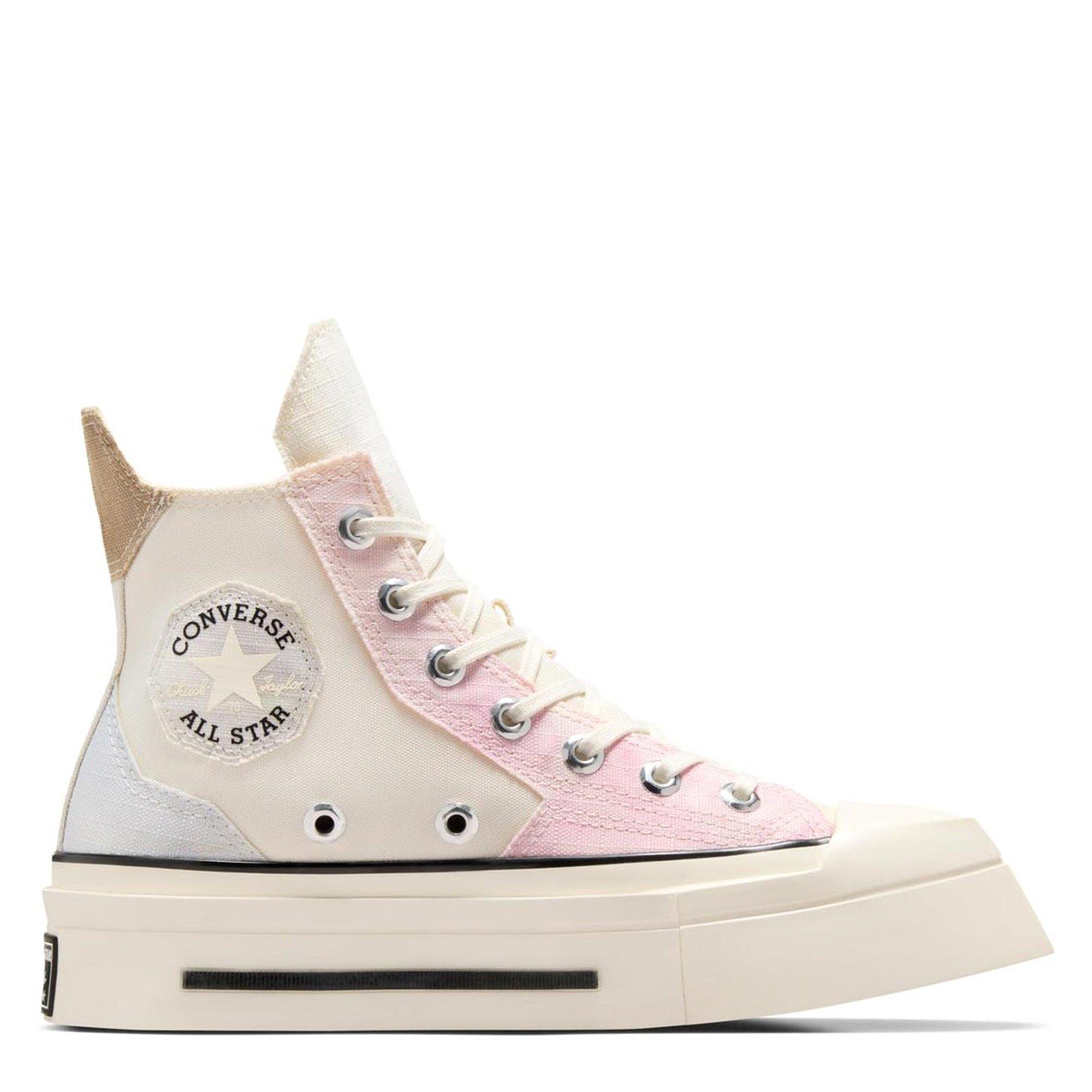 Lilac - Converse - Chuck 70 De Luxe Squared Color Block Hi Top Shoes - 1