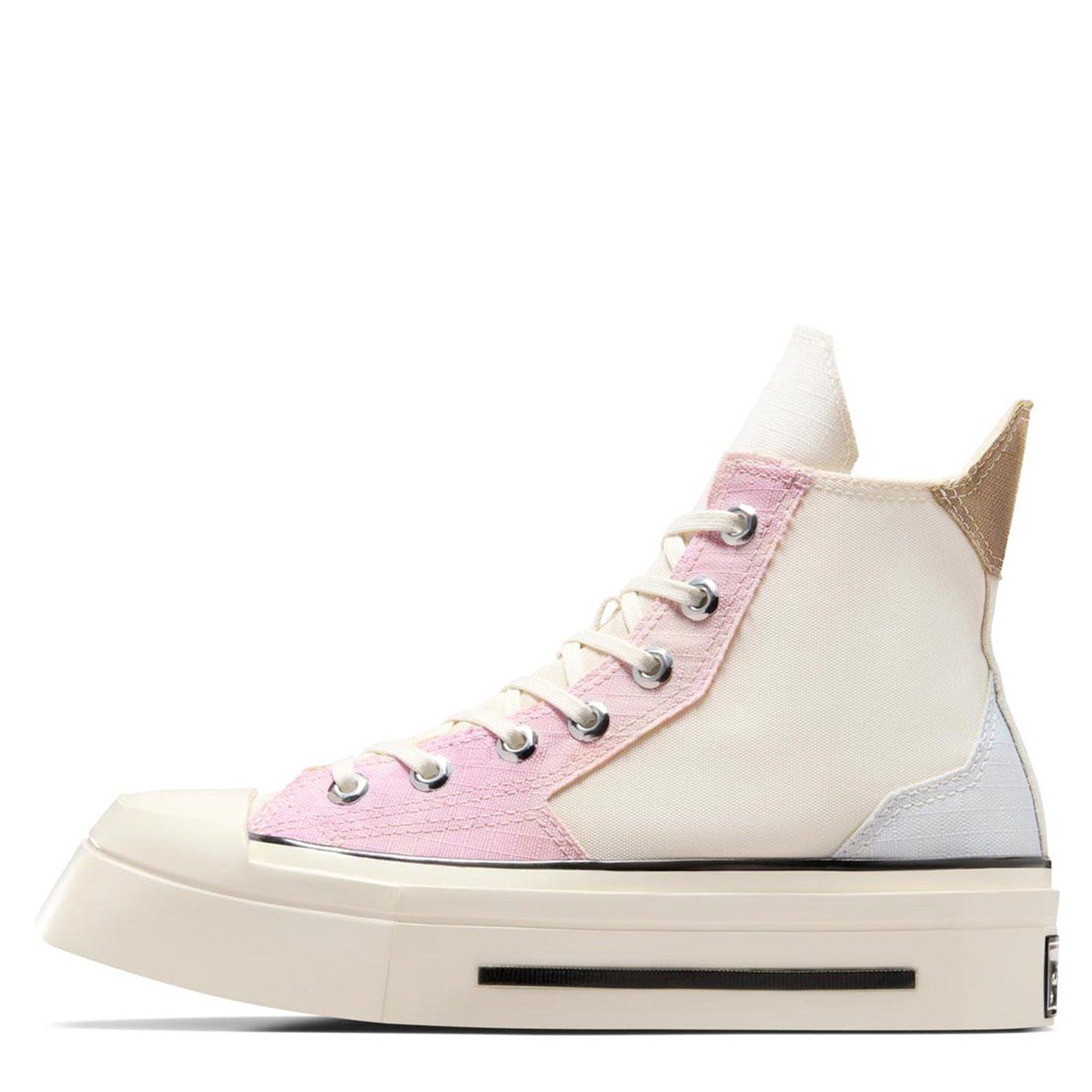 Lilac - Converse - Chuck 70 De Luxe Squared Color Block Hi Top Shoes - 2