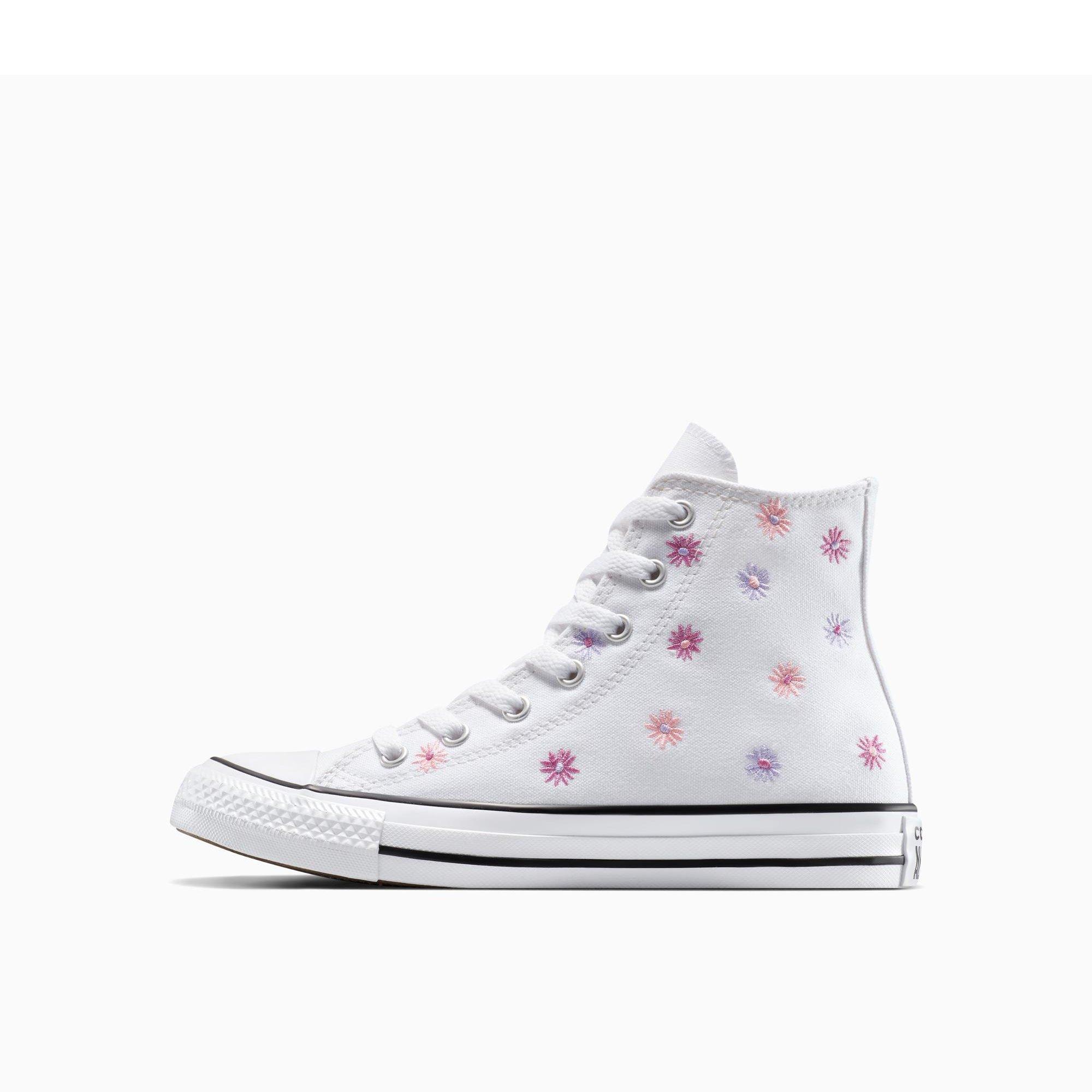 102-White/Lt - Converse - Women's Chuck Taylor All Star Canvas High-Top Trainers - 2