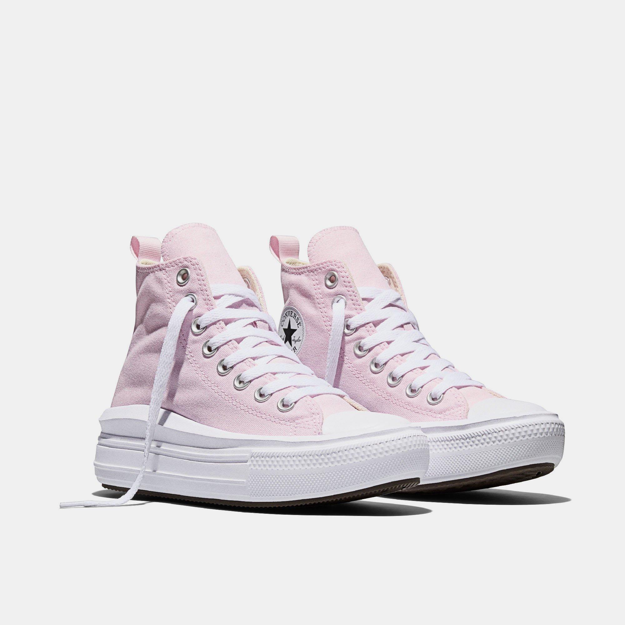 668-New Found - Converse - Women's Chuck Taylor All Star Mov Canvas High-Top Trainers - 2
