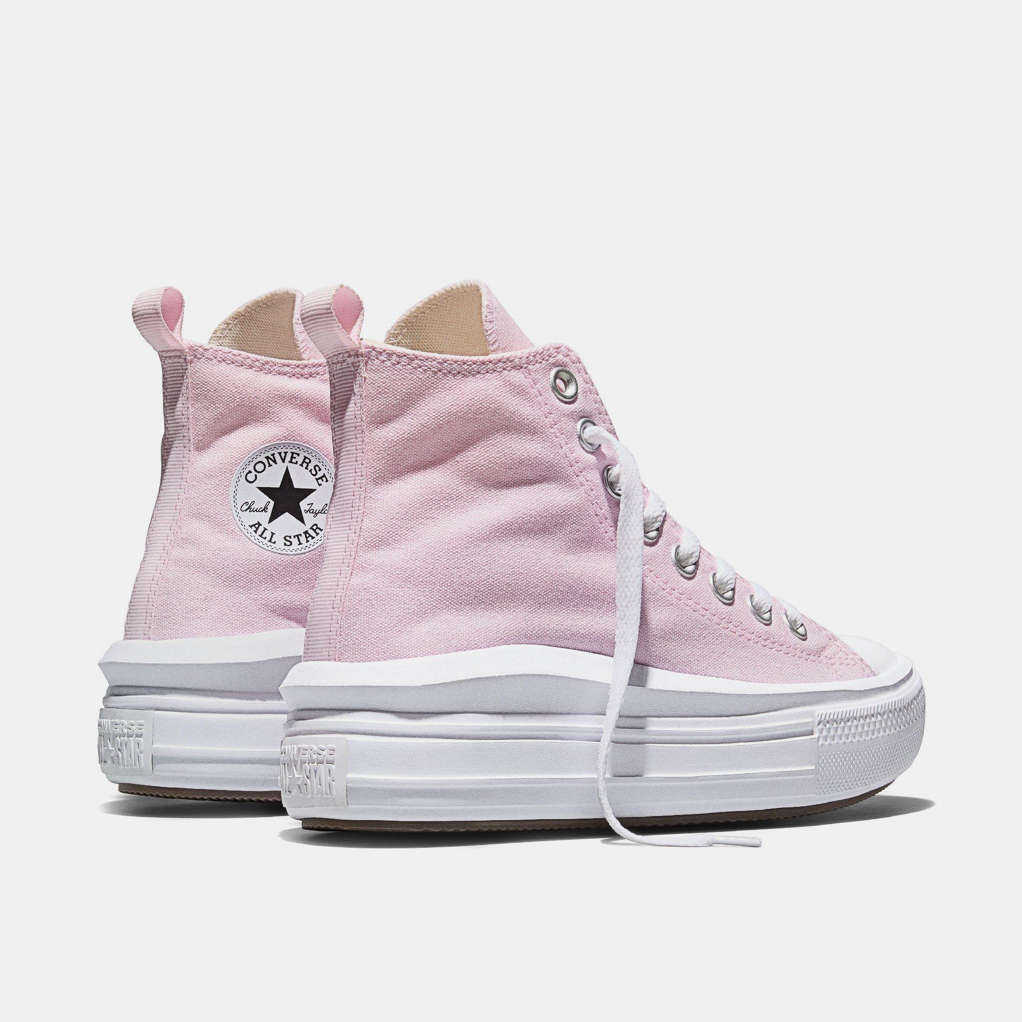 668-New Found - Converse - Women's Chuck Taylor All Star Mov Canvas High-Top Trainers - 3