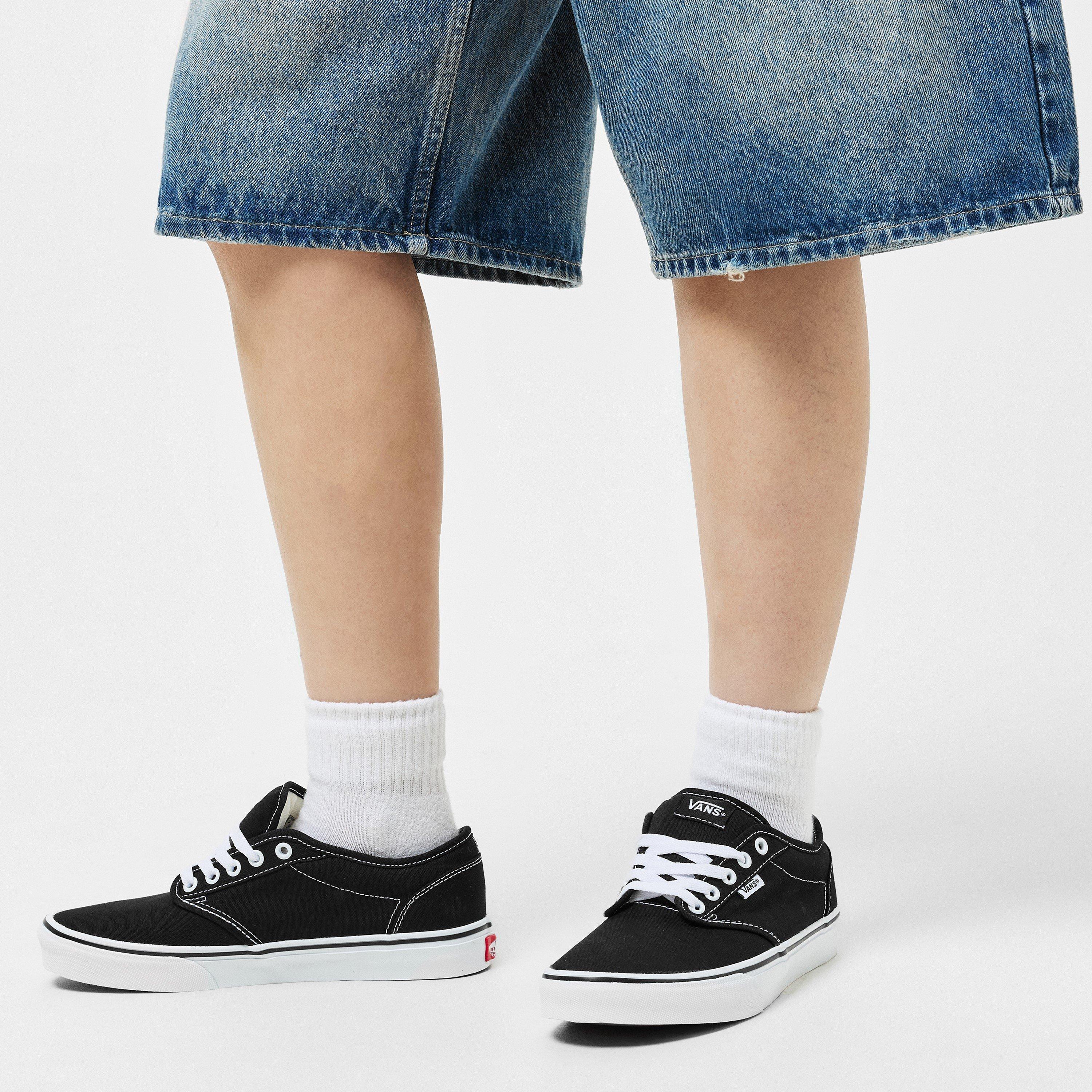 Black/White - Vans - Atwood Canvas Trainers - 3