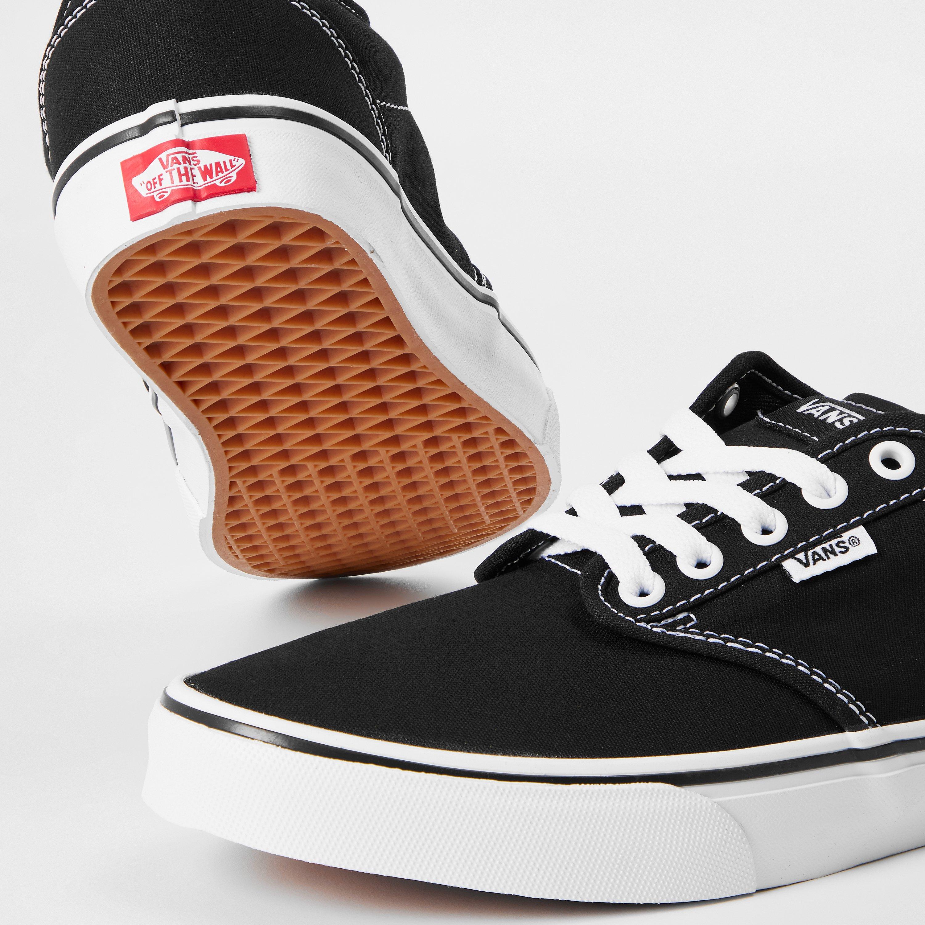 Black/White - Vans - Atwood Canvas Trainers - 4