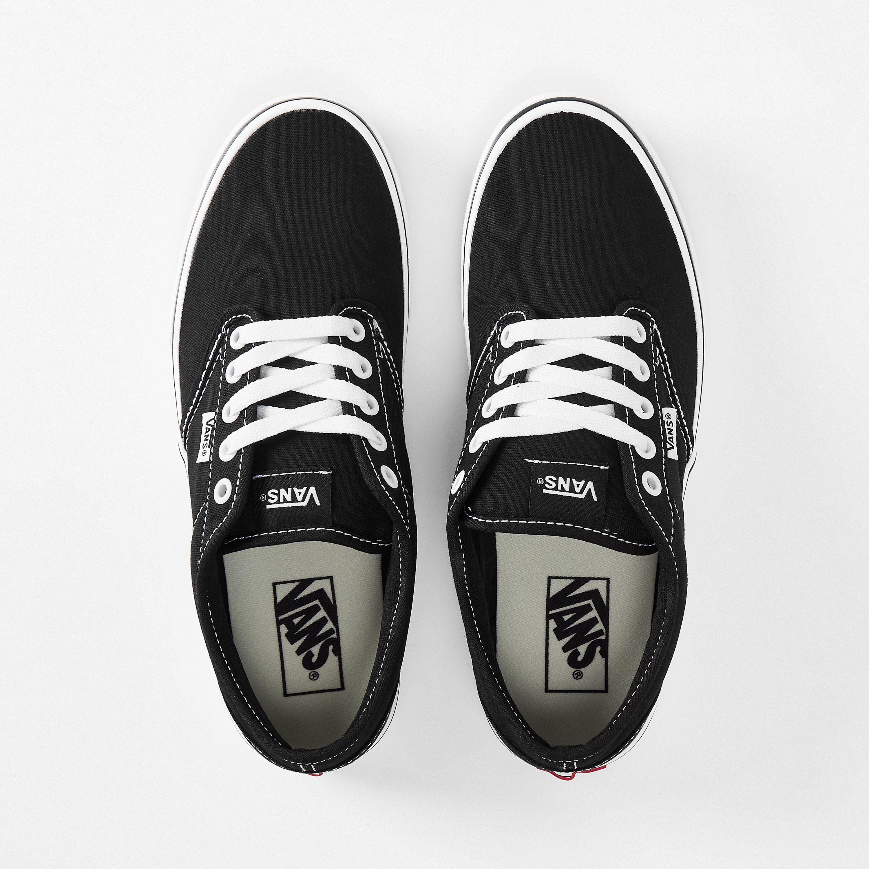 Black/White - Vans - Atwood Canvas Trainers - 5