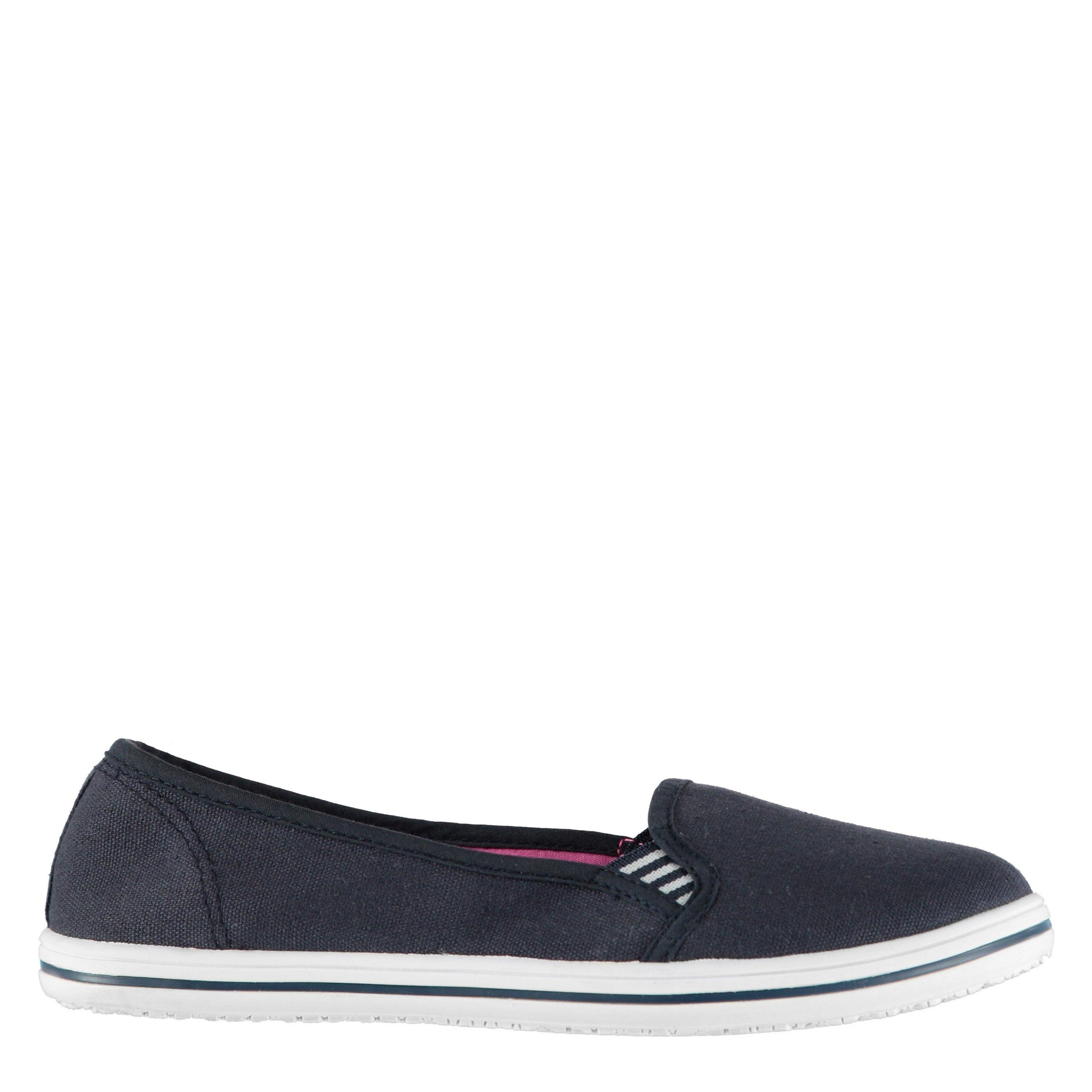 Navy - Slazenger - Ladies Canvas Slip On Shoes - 1