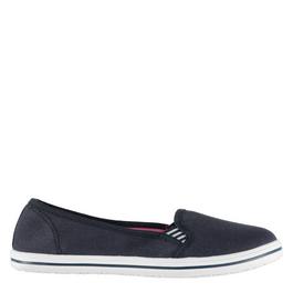 Slazenger Slazenger Ladies Canvas Slip On Shoes