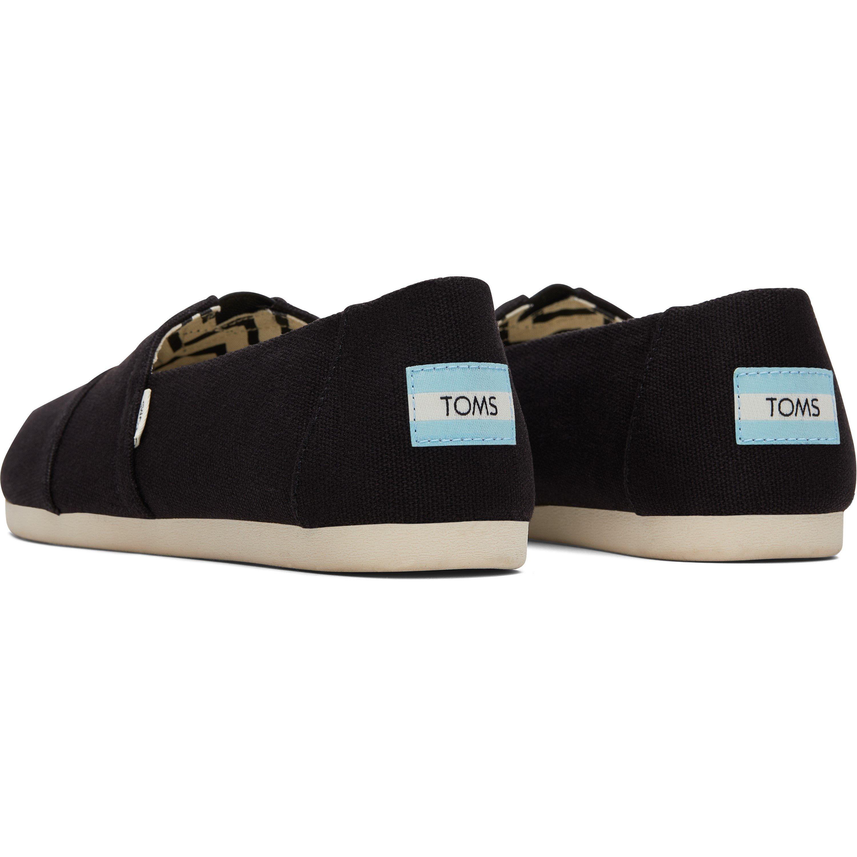 Black/Wht - Toms - Alpargata Canvas Pumps - 3