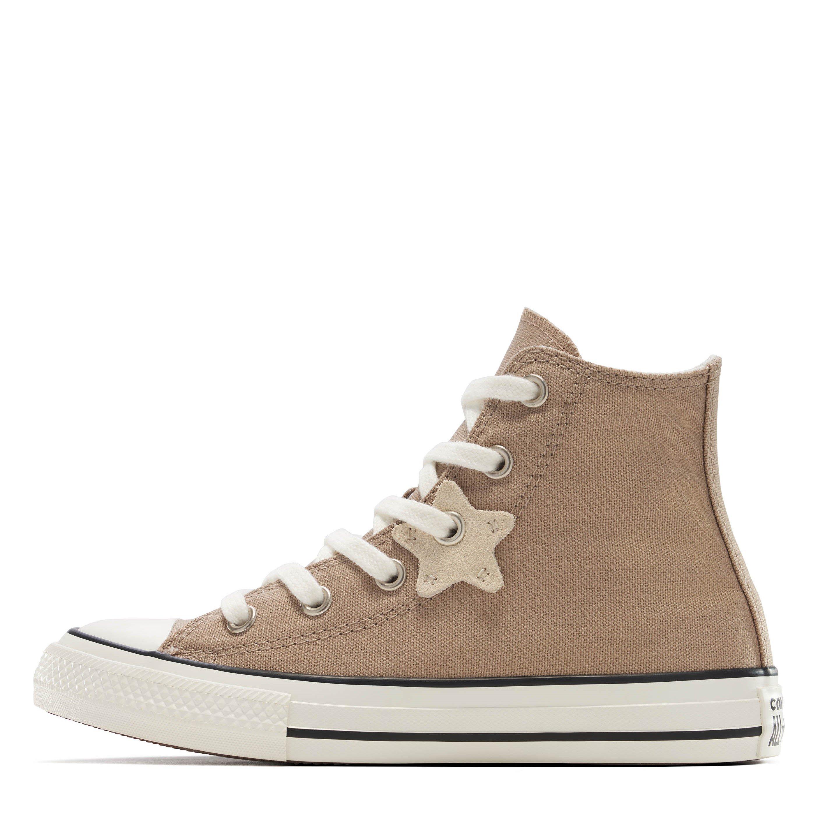 Grey/Egret/Blk - Converse - Women's Chuck Taylor All Star Canvas Trainers - 2