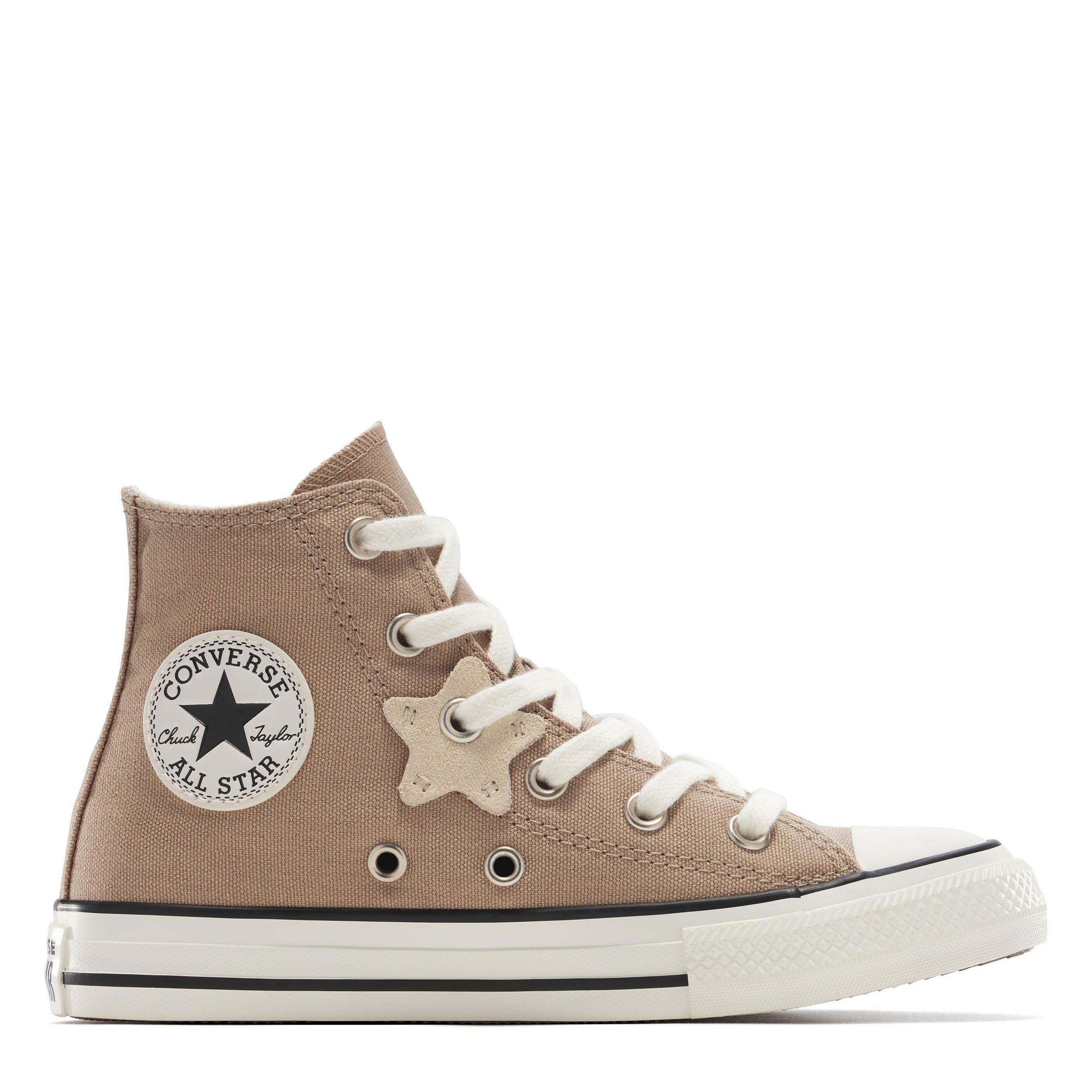 Grey/Egret/Blk - Converse - Women's Chuck Taylor All Star Canvas Trainers - 3