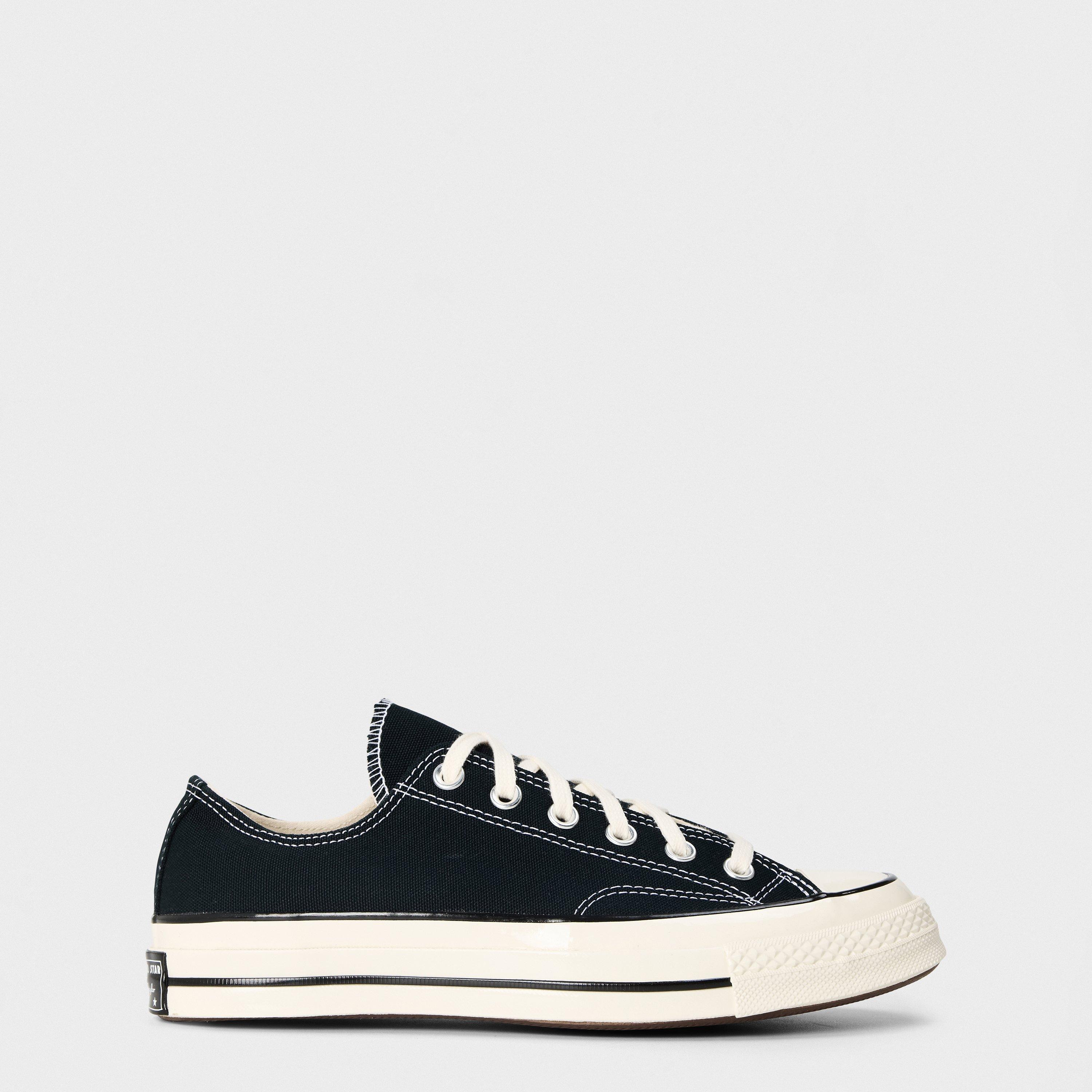 Black/Egret - Converse - Women's Canvas Low Shoes - 1