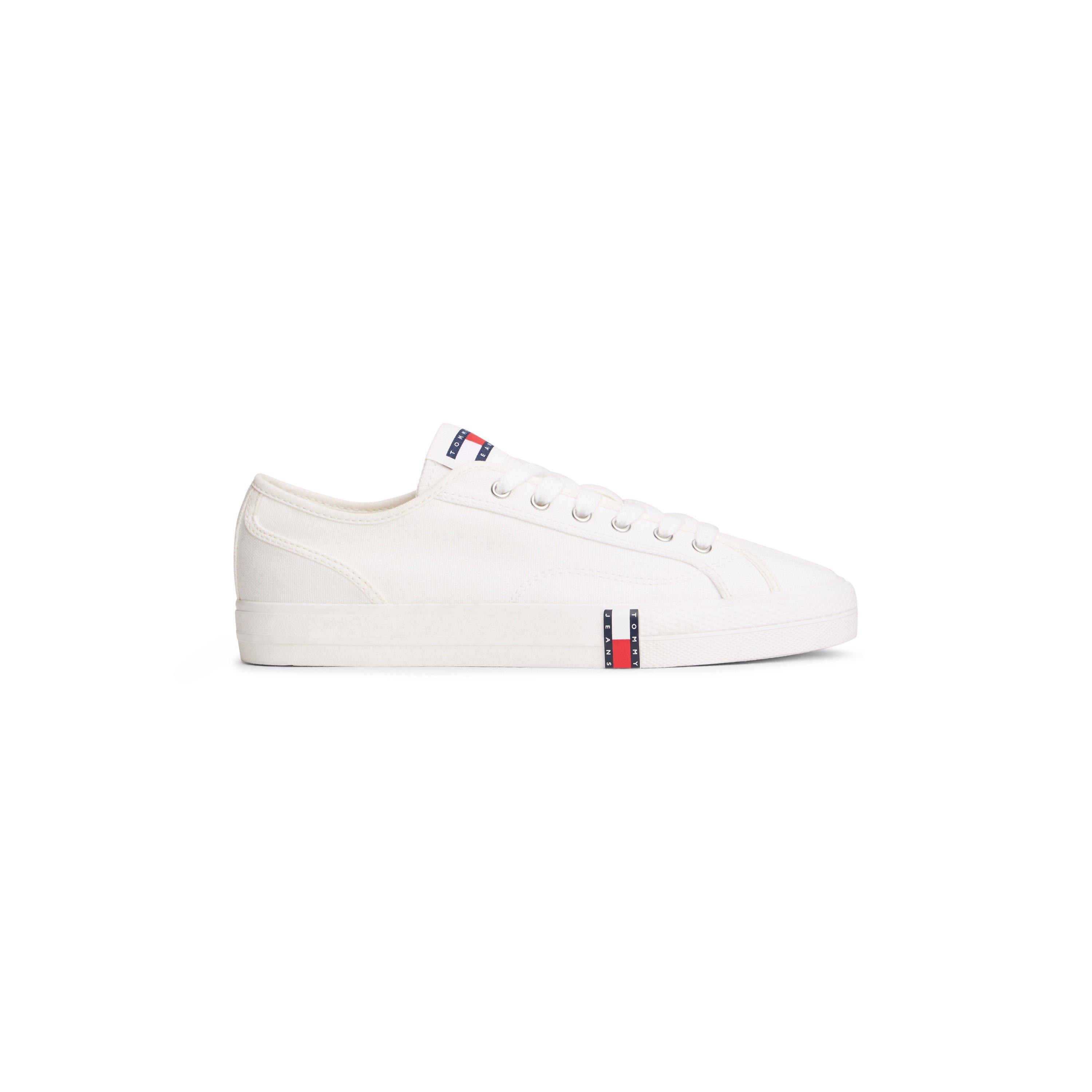 Tommy Jeans Women's Canvas Trainers - Ecru - 7 (41)