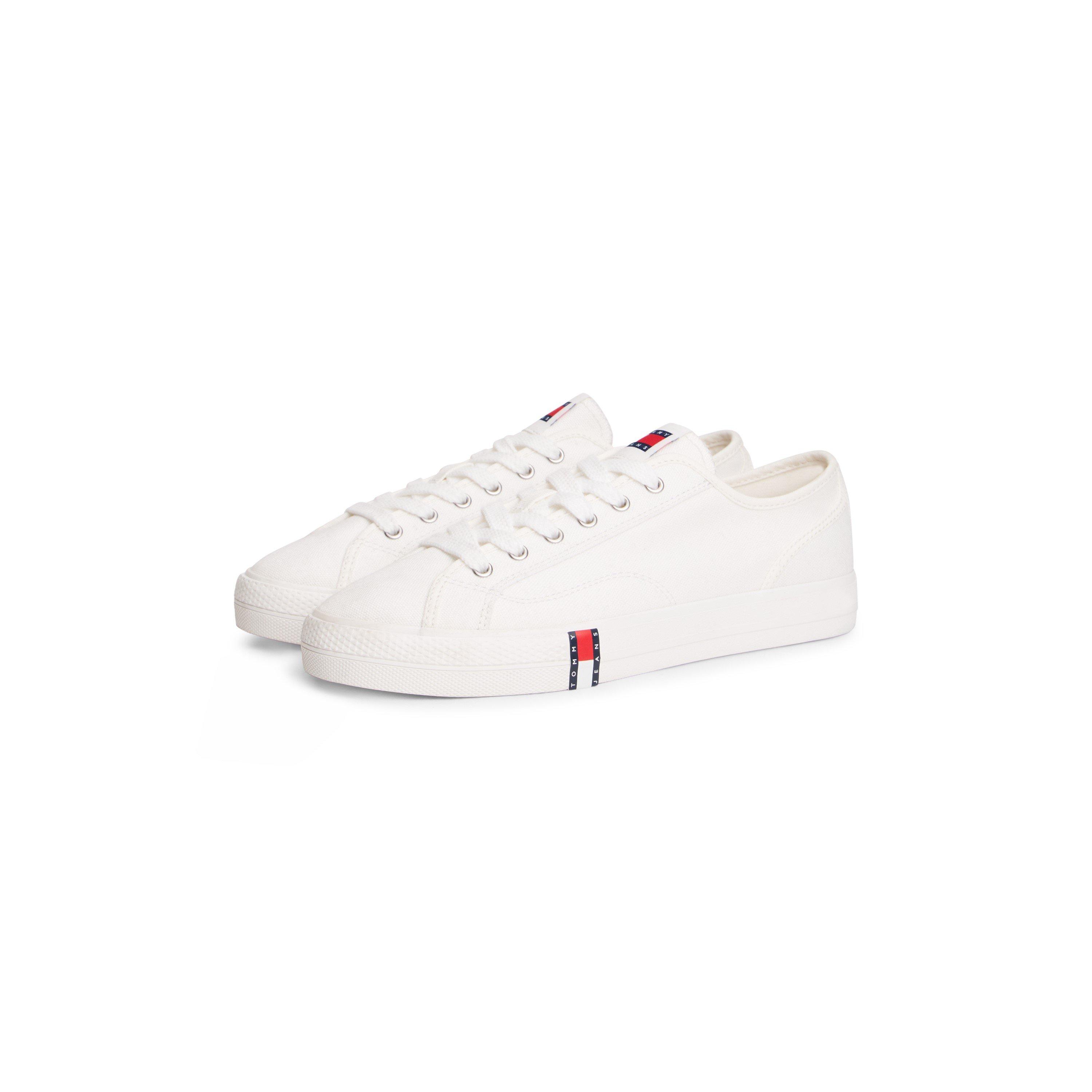 Ecru - Tommy Jeans - Women's Canvas Trainers - 2
