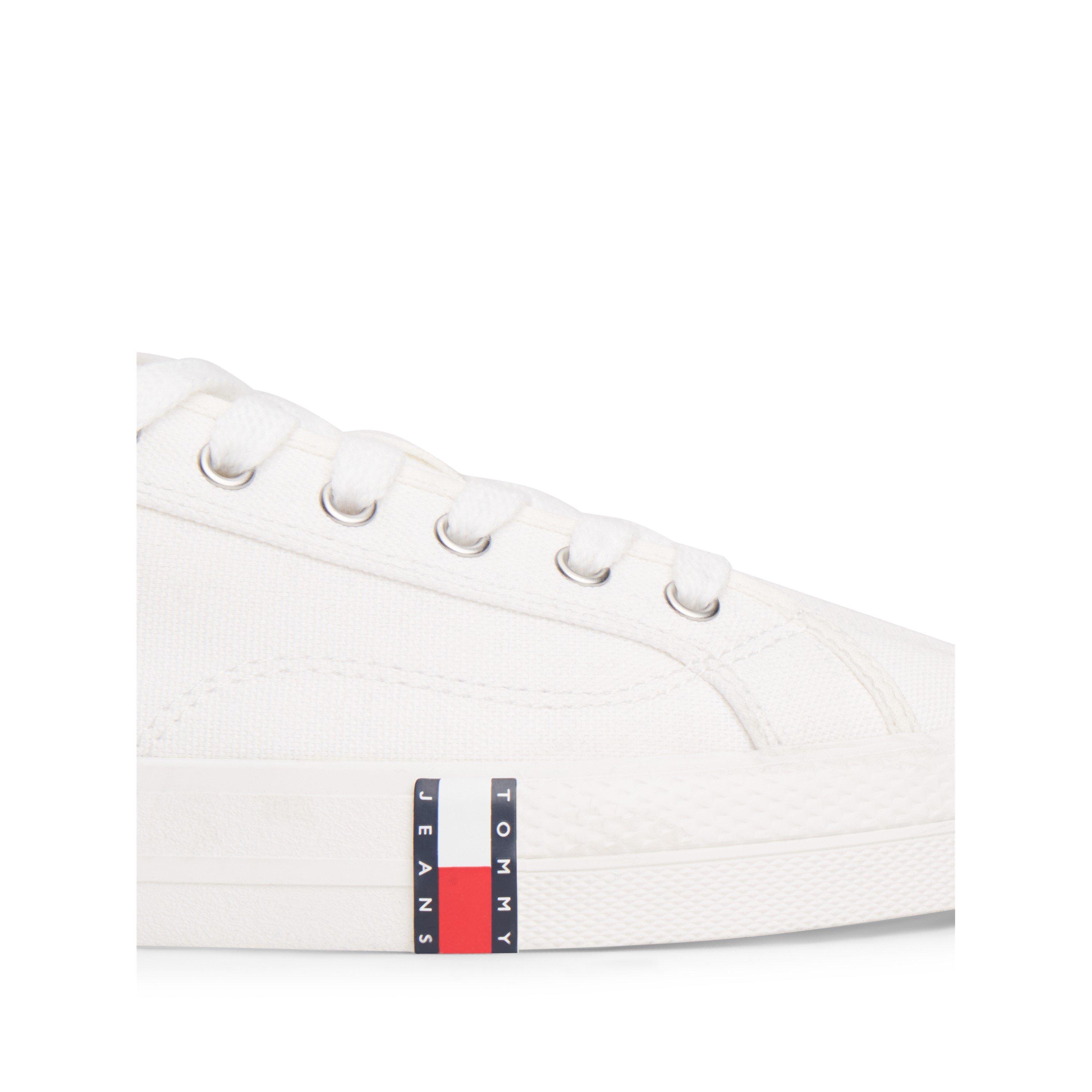 Ecru - Tommy Jeans - Women's Canvas Trainers - 5
