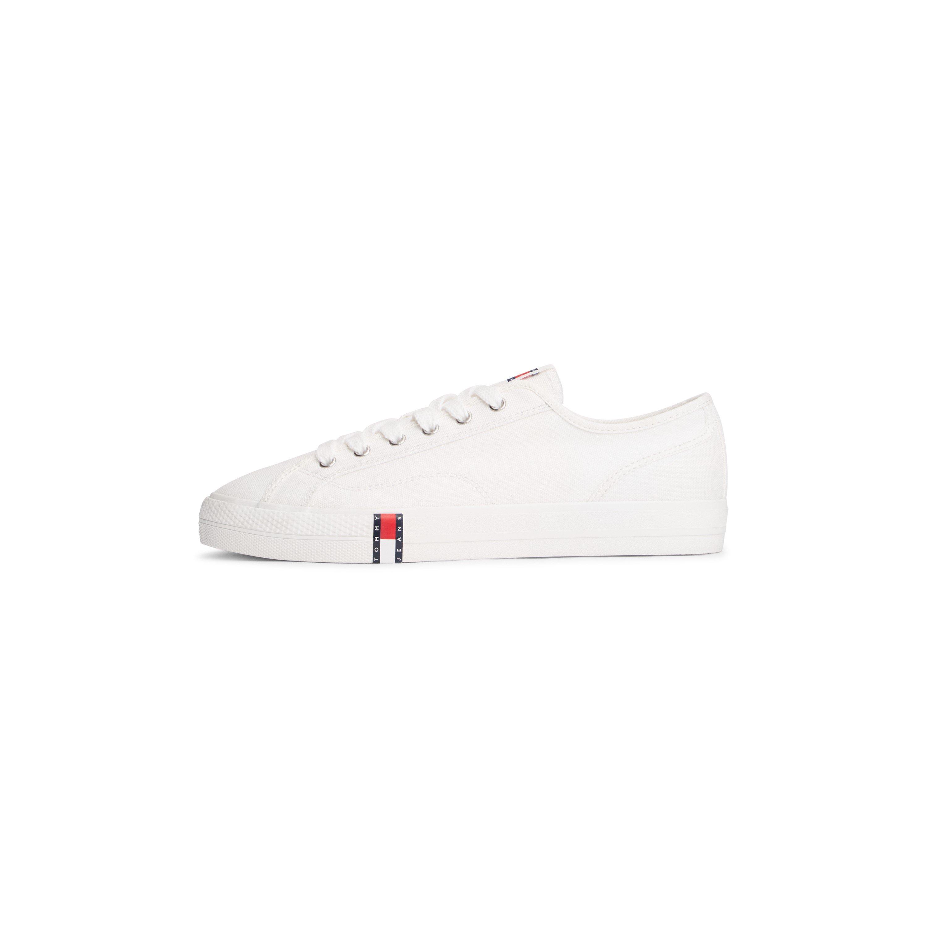 Ecru - Tommy Jeans - Women's Canvas Trainers - 6
