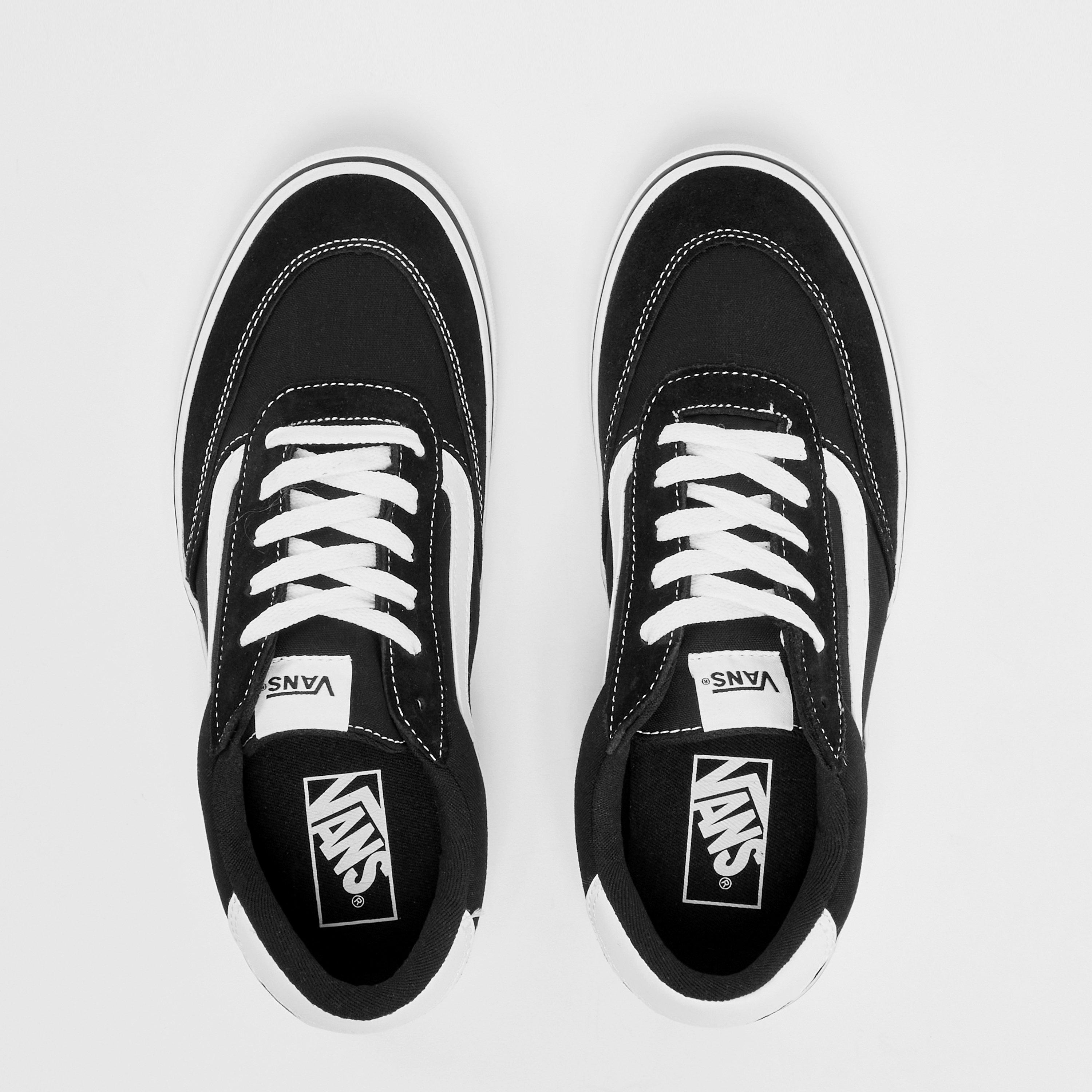 Black/White - Vans - Brooklyn Shoes Womens - 5