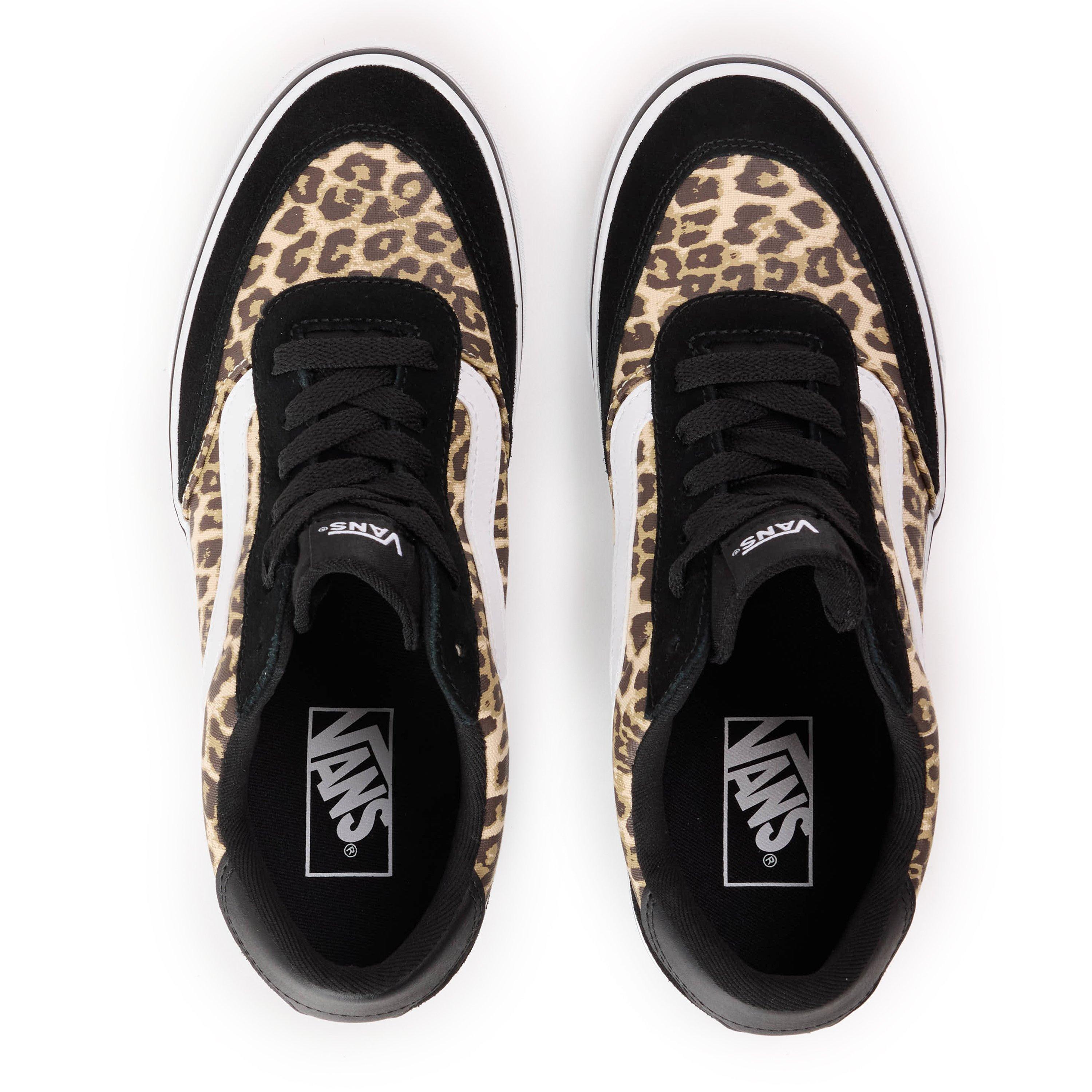 Leopard Black - Vans - Brooklyn Shoes Womens - 4