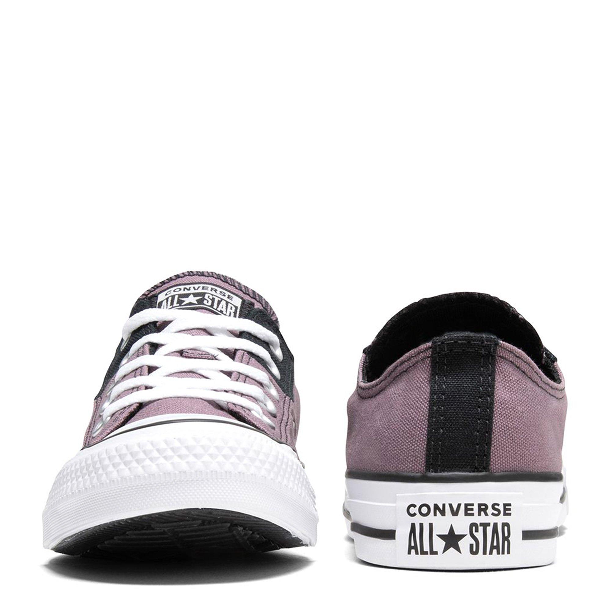 GREY/PURPLE - Converse - Chuck Taylor All Star Everyday Essential Shoes Womens - 5