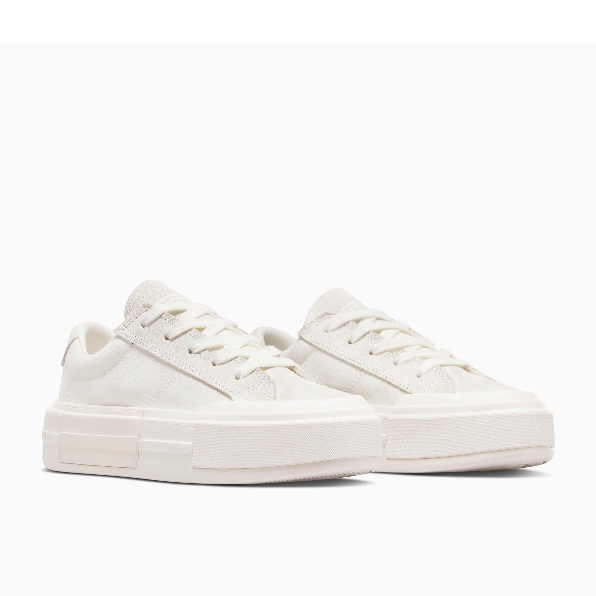 286-Khaki/Off - Converse - Women's Chuck Taylor All Star Cru Canvas Trainers - 4