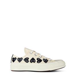 Comme des Garcons PLAY Multi Hearts Print Low Top Sneakers