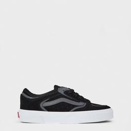 Vans Rowley Classic Black/Asphalt Canvas Trainers Womens