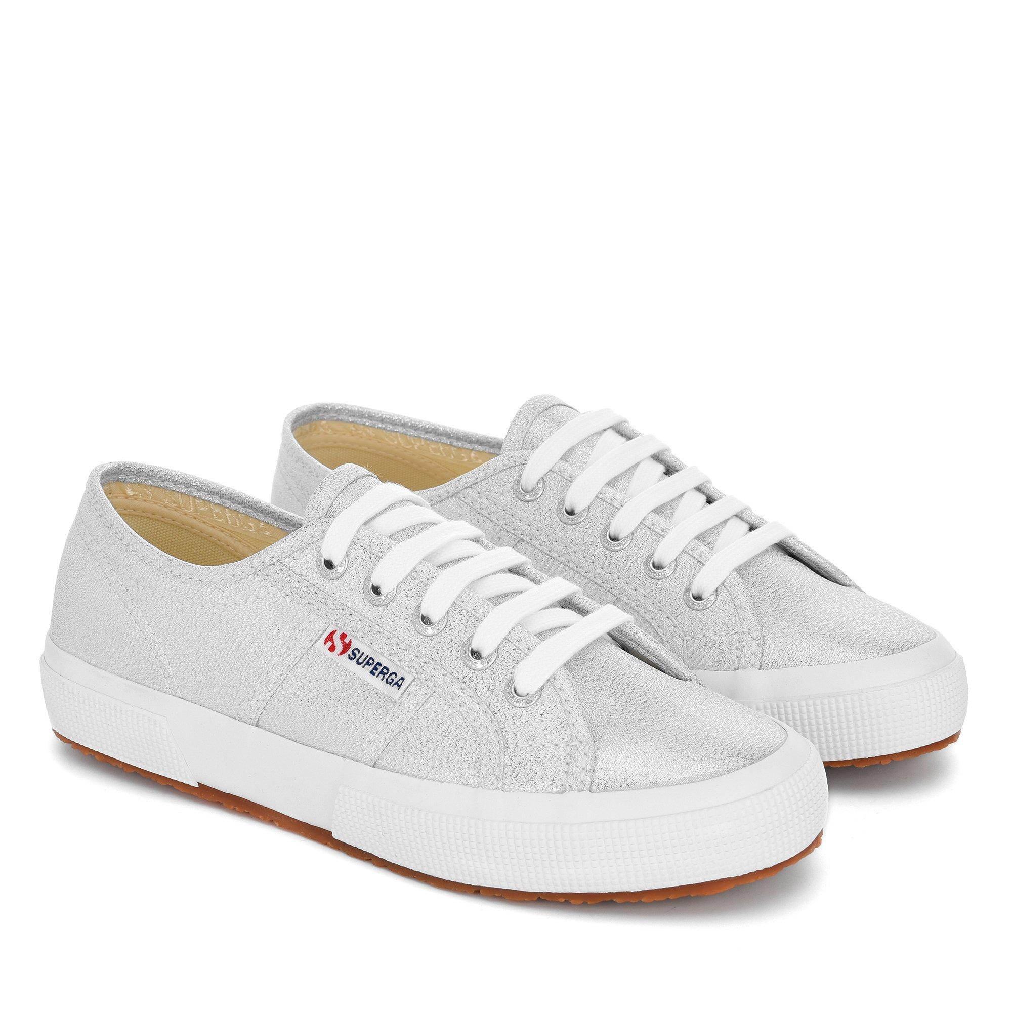 Grey Silver - Superga - Canvas Low Trainers - 2