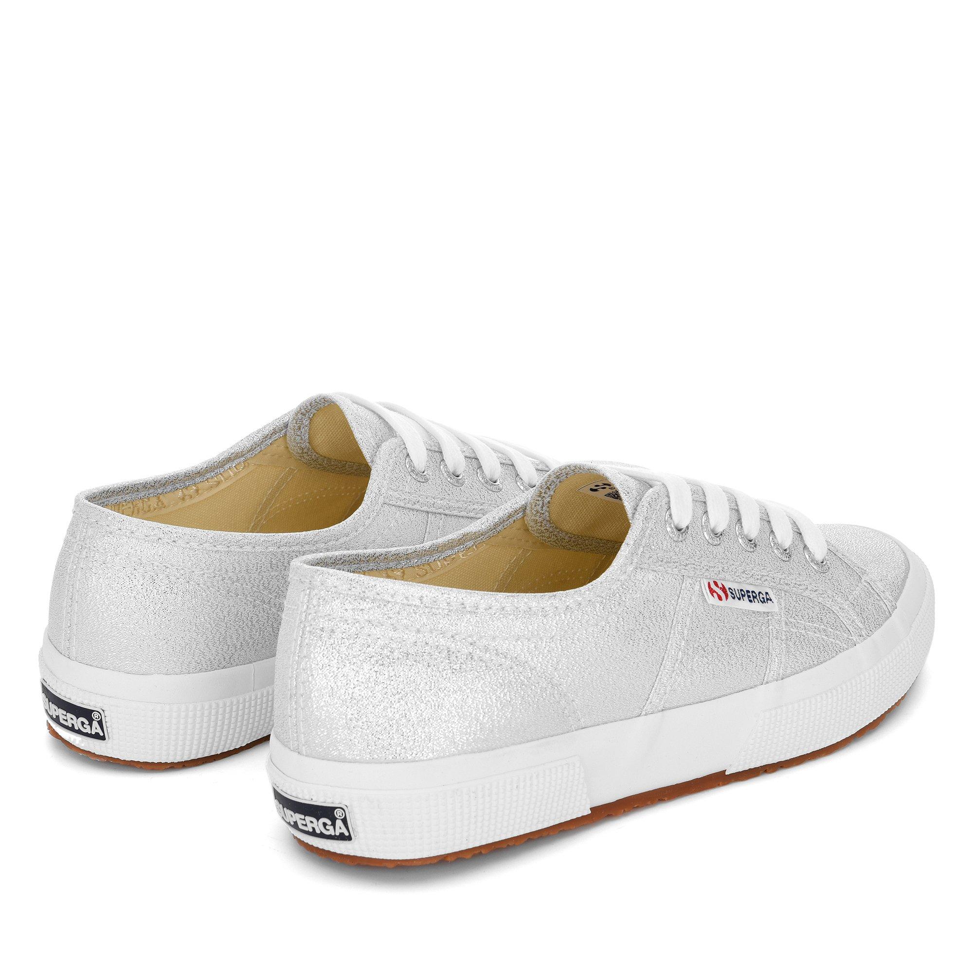 Grey Silver - Superga - Canvas Low Trainers - 3