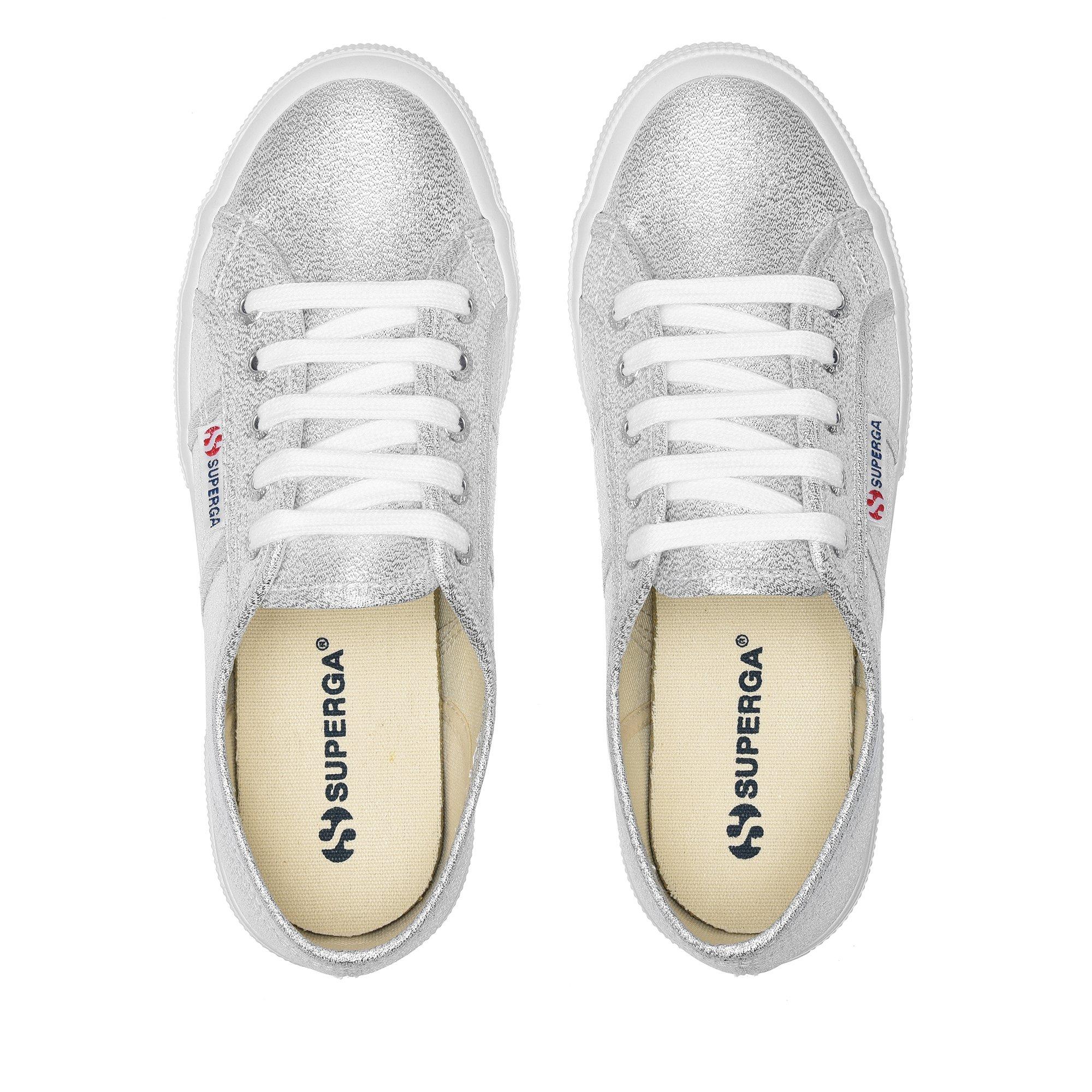Grey Silver - Superga - Canvas Low Trainers - 4