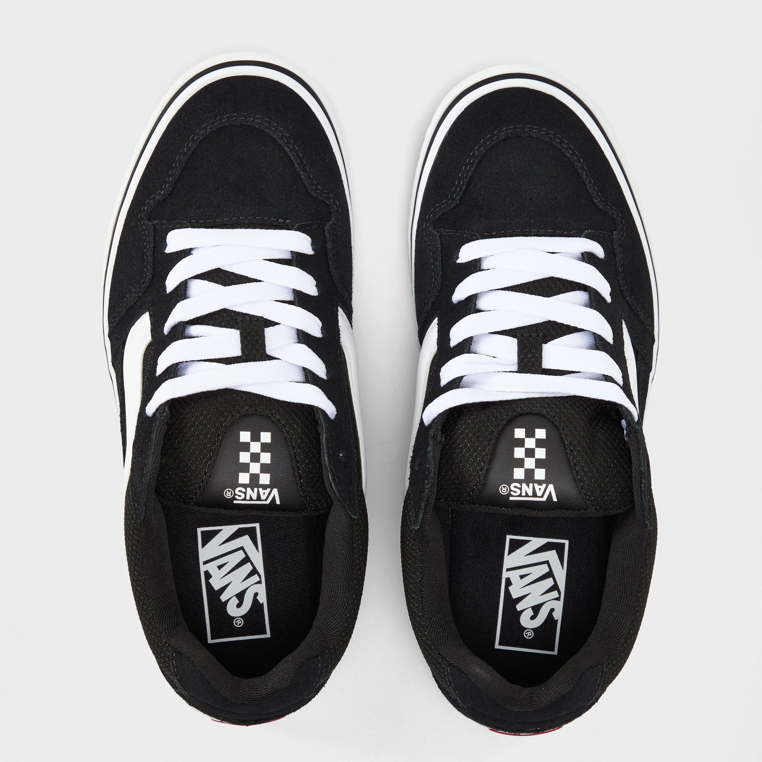 Schwarz/Weiß - Vans - Caldrone Canvas Trainers - 4