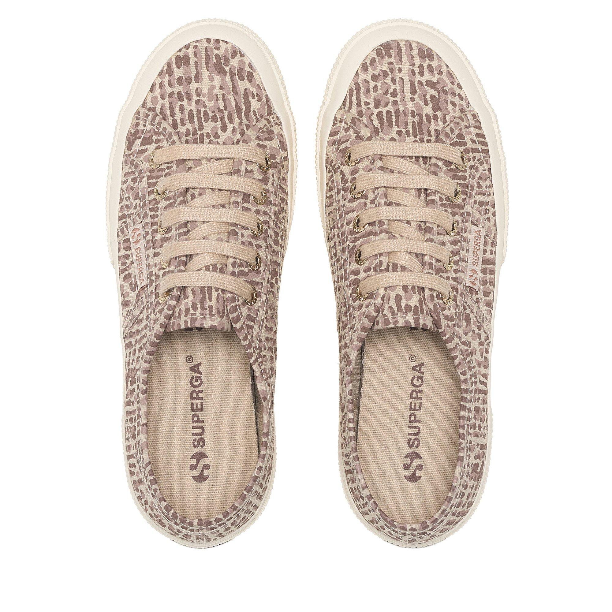 Brown Lt Beige - Superga - Canvas Low Trainers - 4