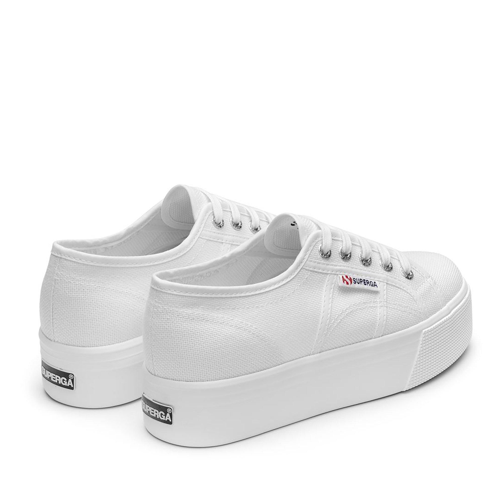 White - Superga - Linea Canvas Low Trainers - 3