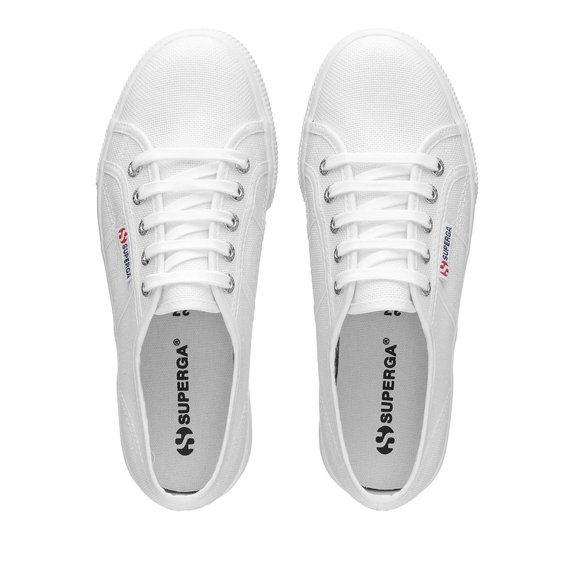 White - Superga - Linea Canvas Low Trainers - 4