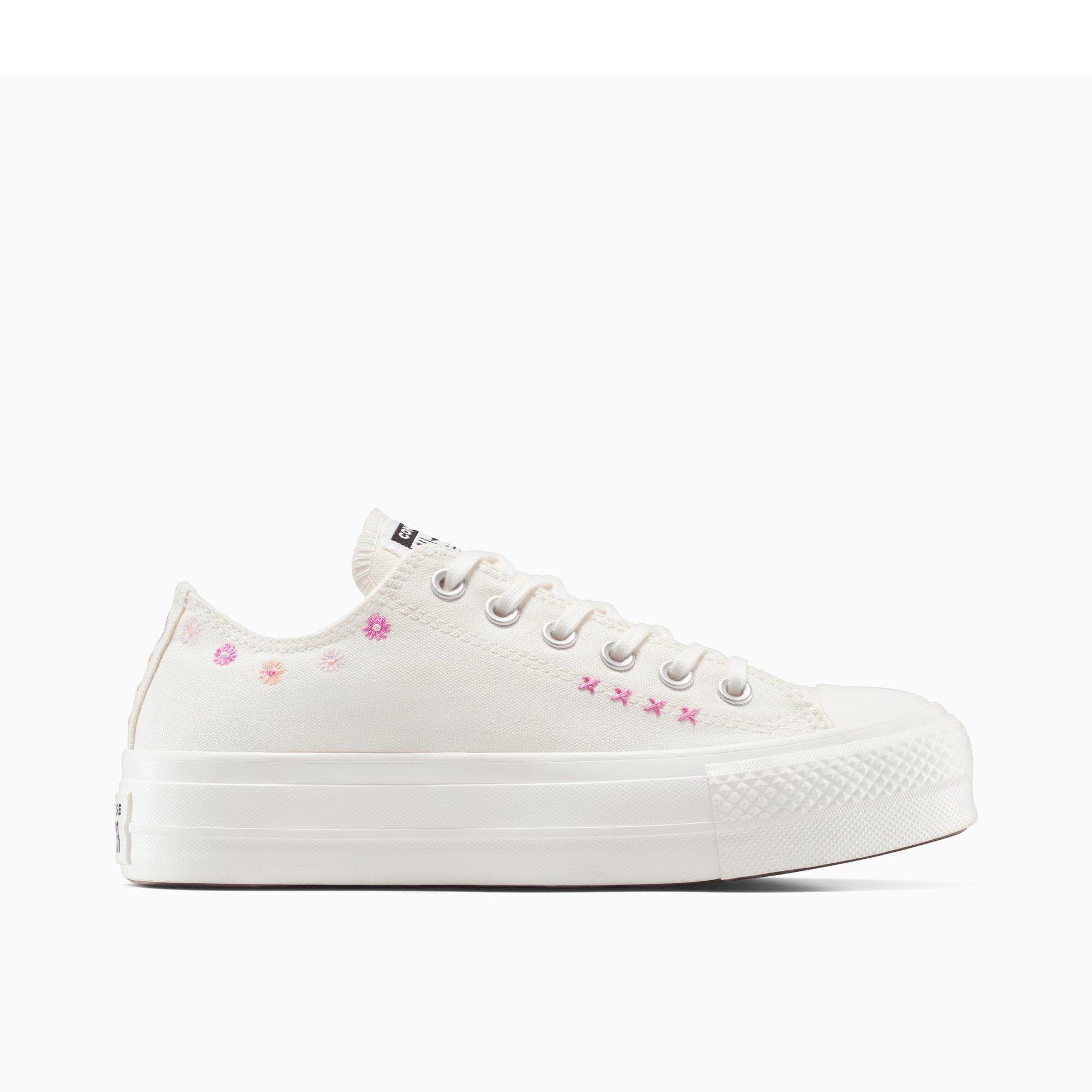 286-Egret/Sug - Converse - Women's Chuck Taylor All Star Lif Canvas Trainers - 1