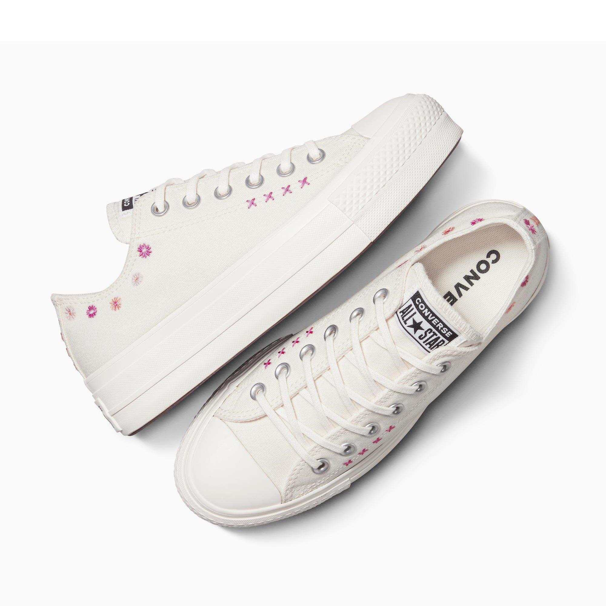 286-Egret/Sug - Converse - Women's Chuck Taylor All Star Lif Canvas Trainers - 5